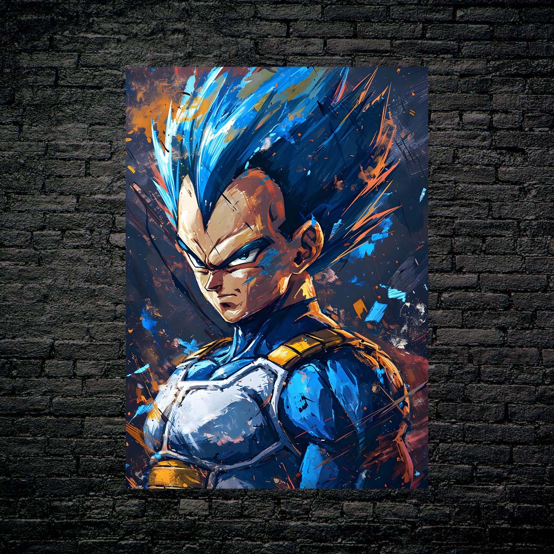 DBZ_Paint Blue Vegeta