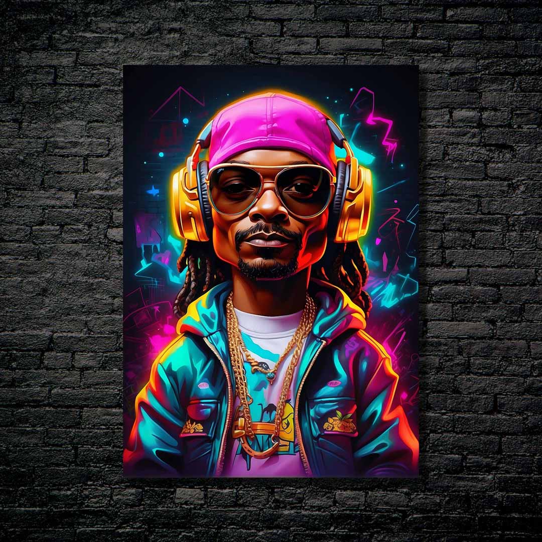 DJ Snoop Dogg-designed by @Vivid Art Studios