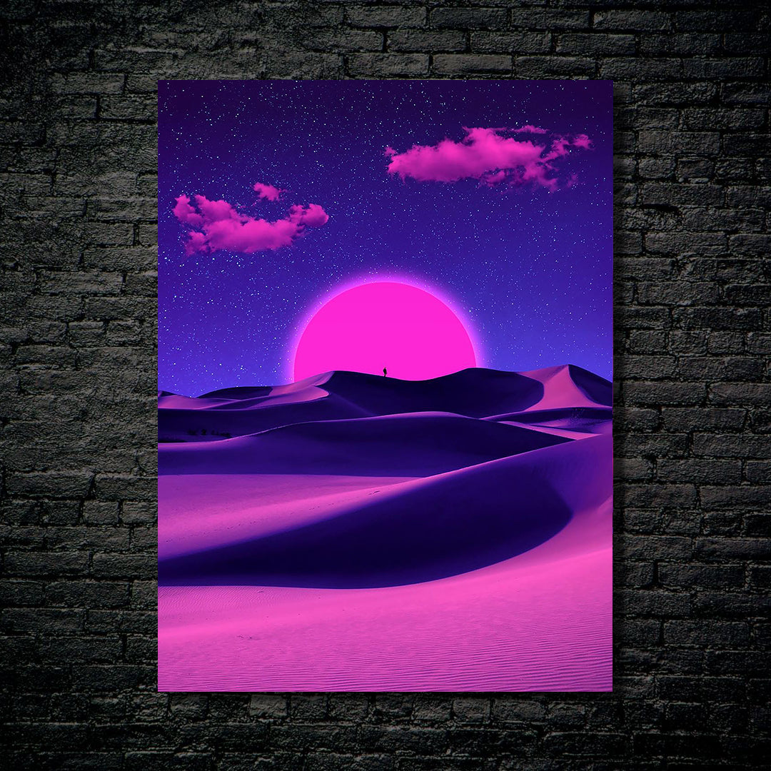 Dancing Purple Clouds