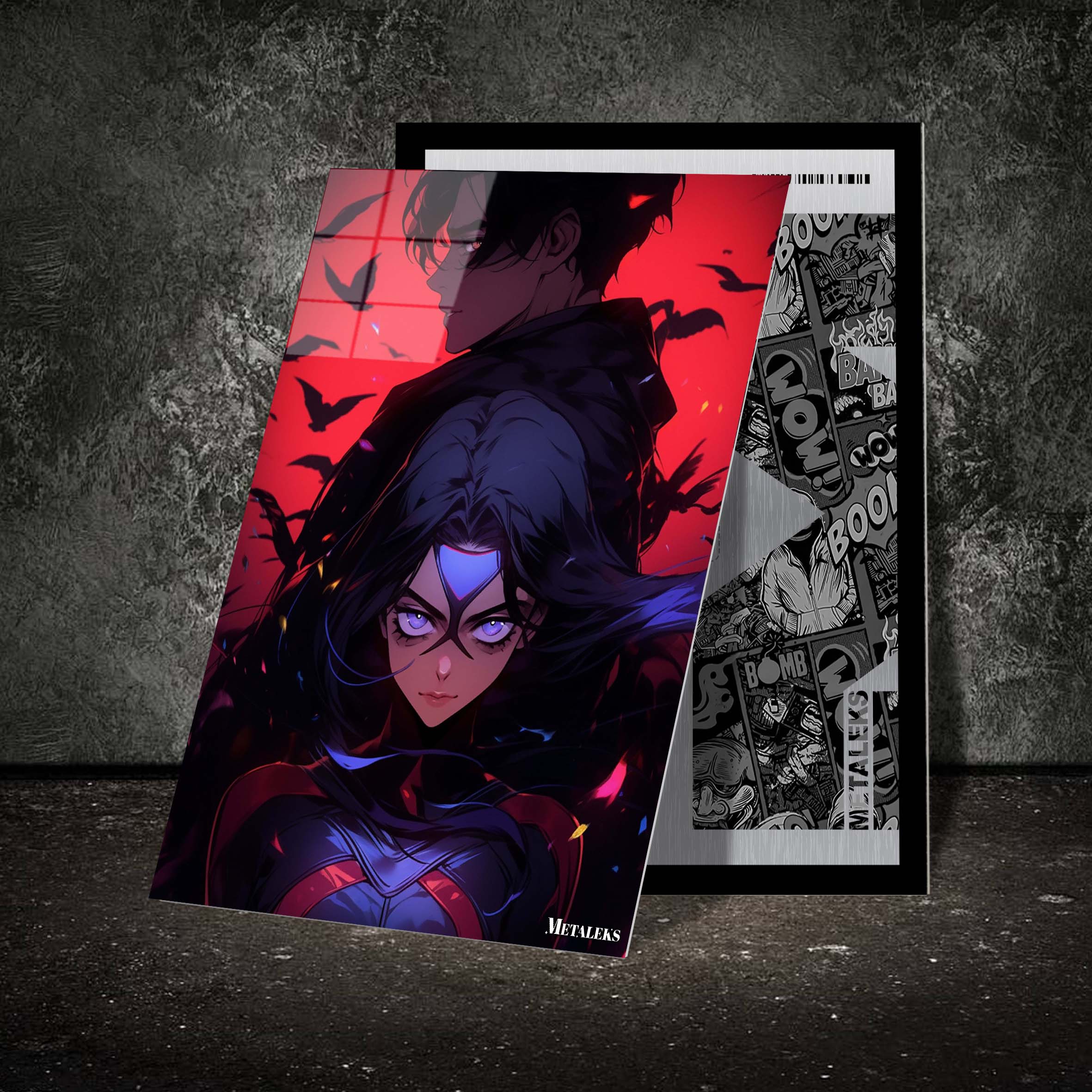 Dark and Dynamic_ Robin and Raven's Gotham Mysteries-designed by @theanimecrossover
