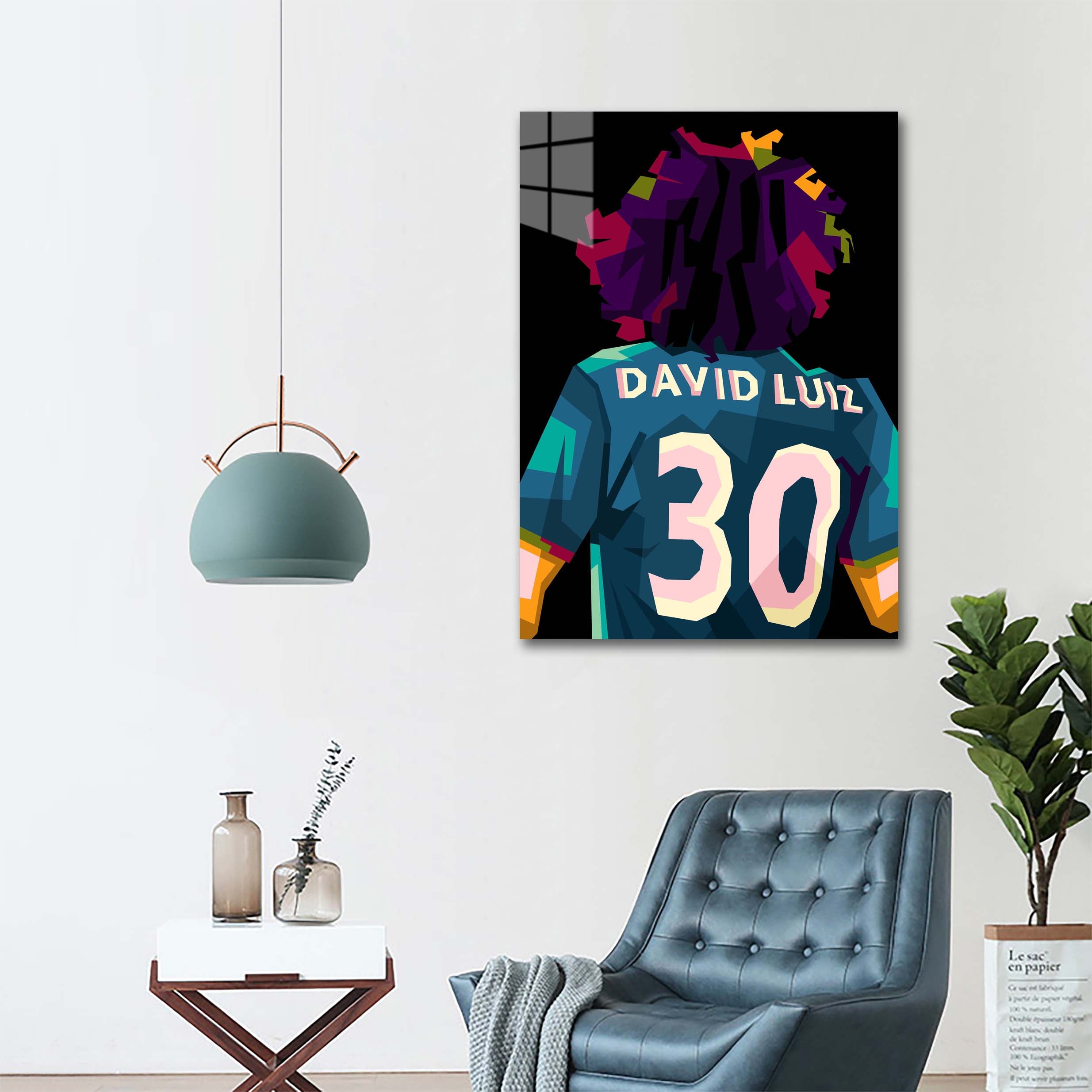 David Luiz in trend wpap pop art -designed by @Amirudin kosong enam