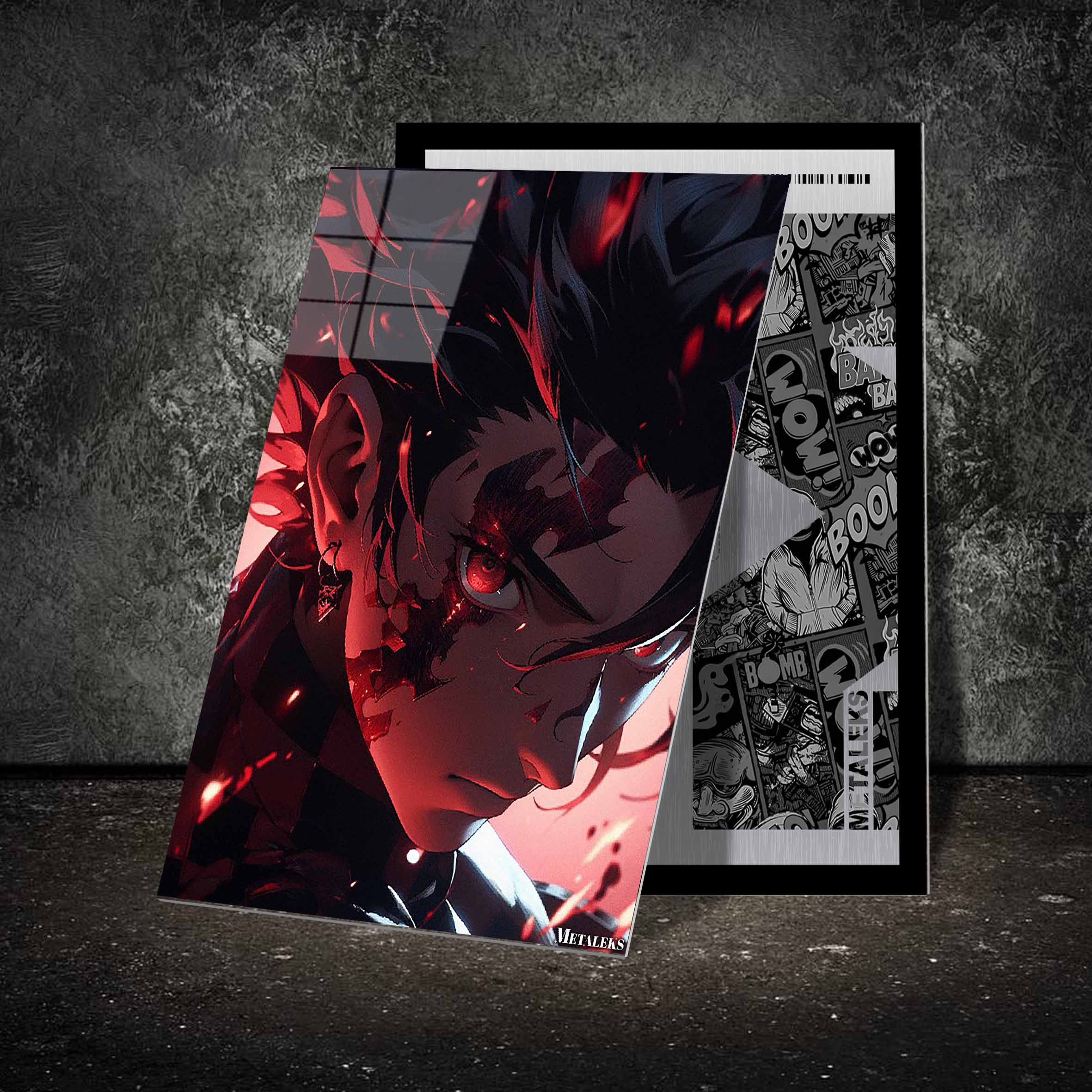 Demon Slayer - Tanjiro Kamado Posters V-designed by @Vooid.arts