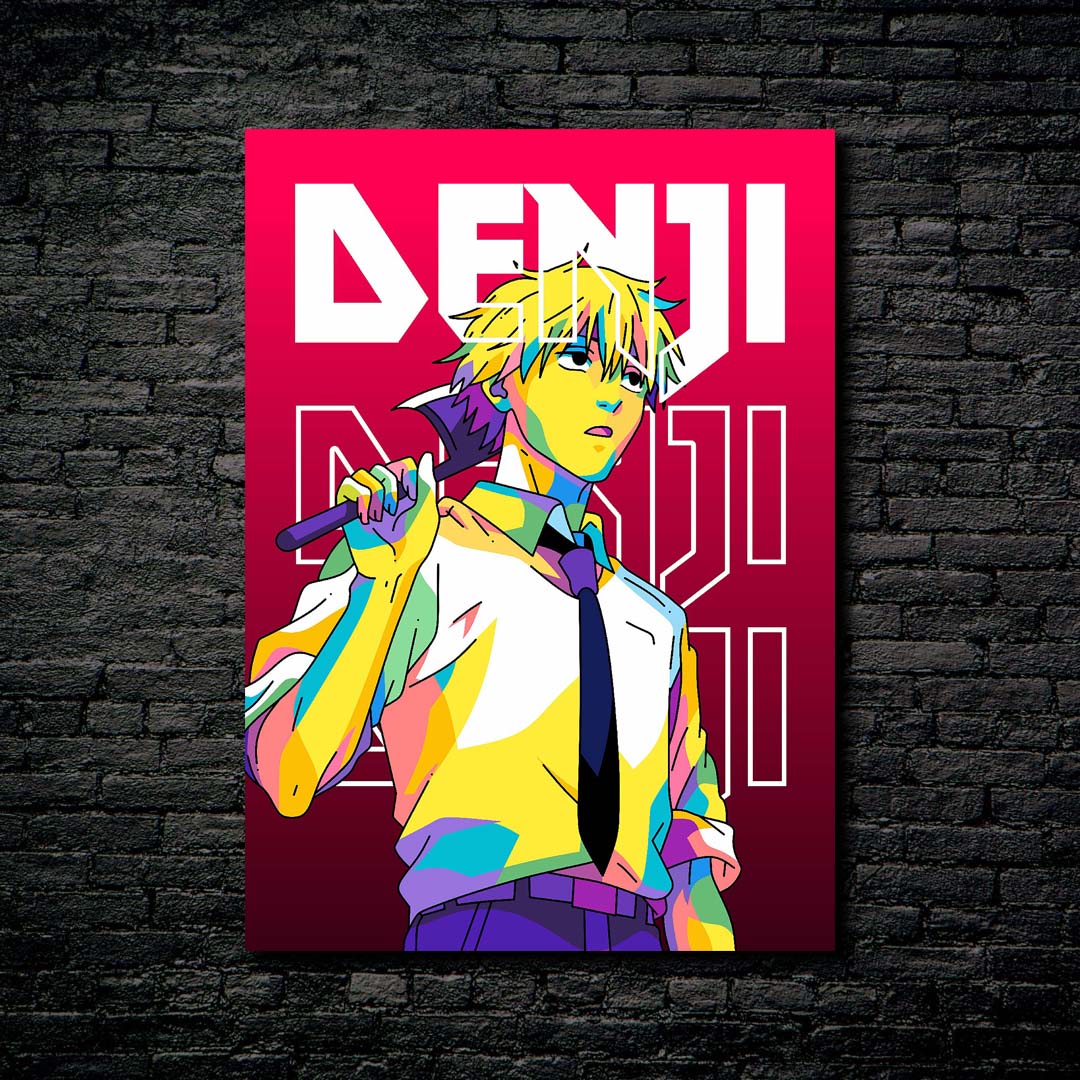 Denji in WPAP Pop Art-designed by @V Styler