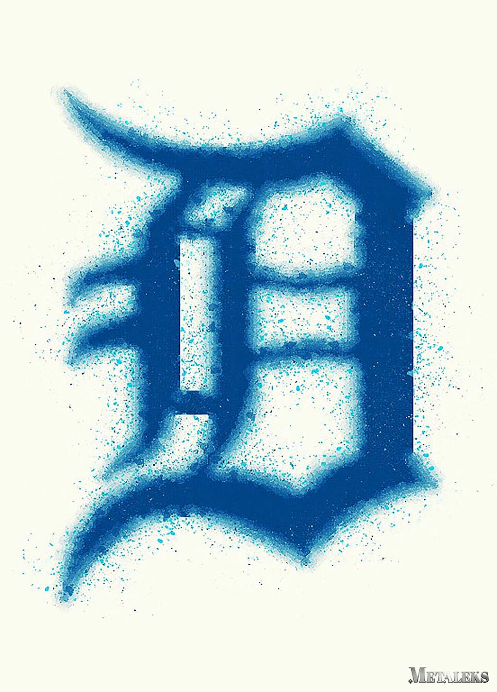 Detroit Tigers Watercolor