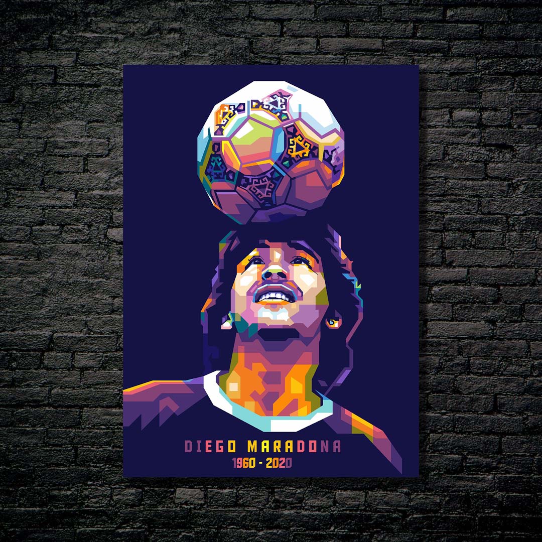 Diego Maradona WPAP-designed by @Agil Topann
