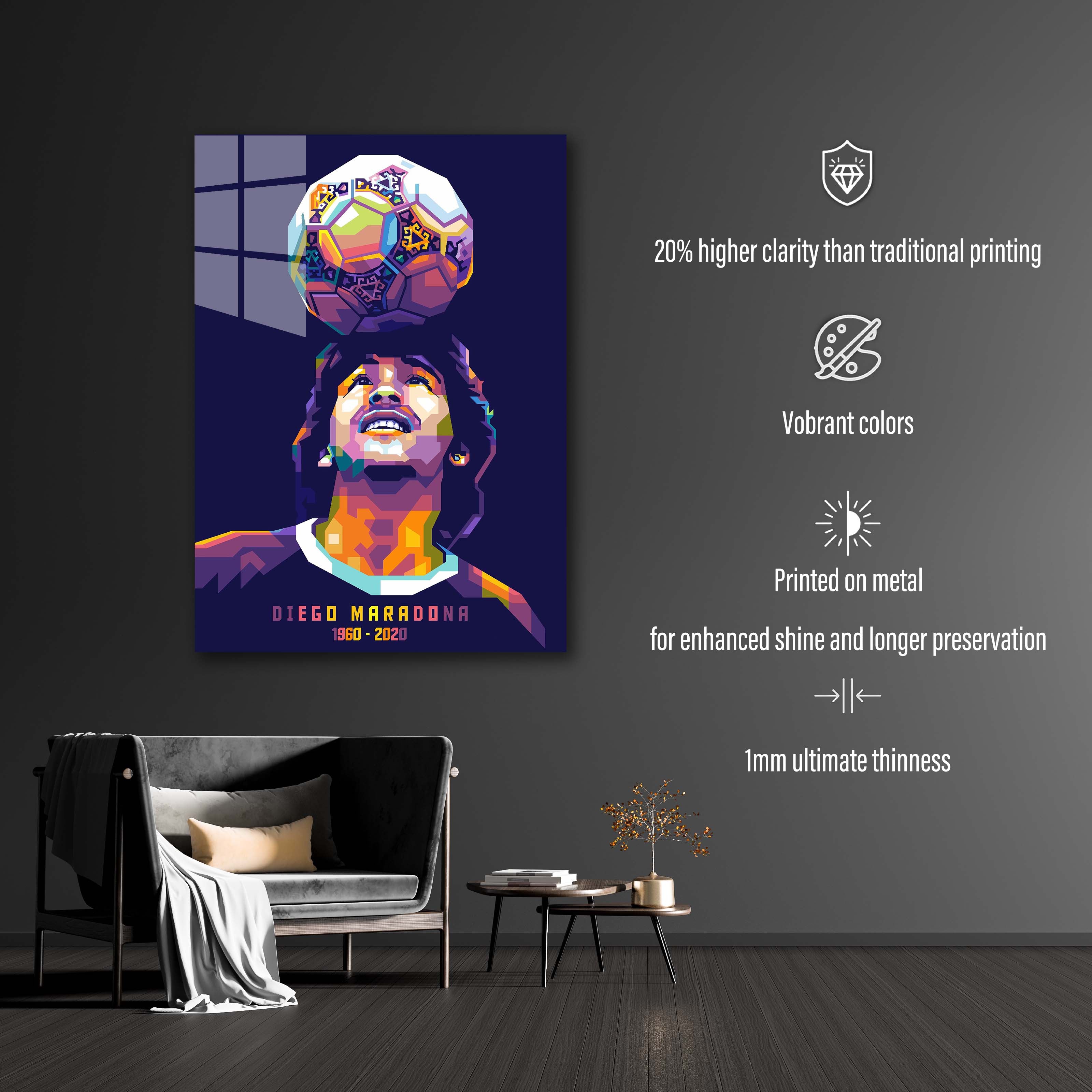 Diego Maradona WPAP-designed by @Agil Topann