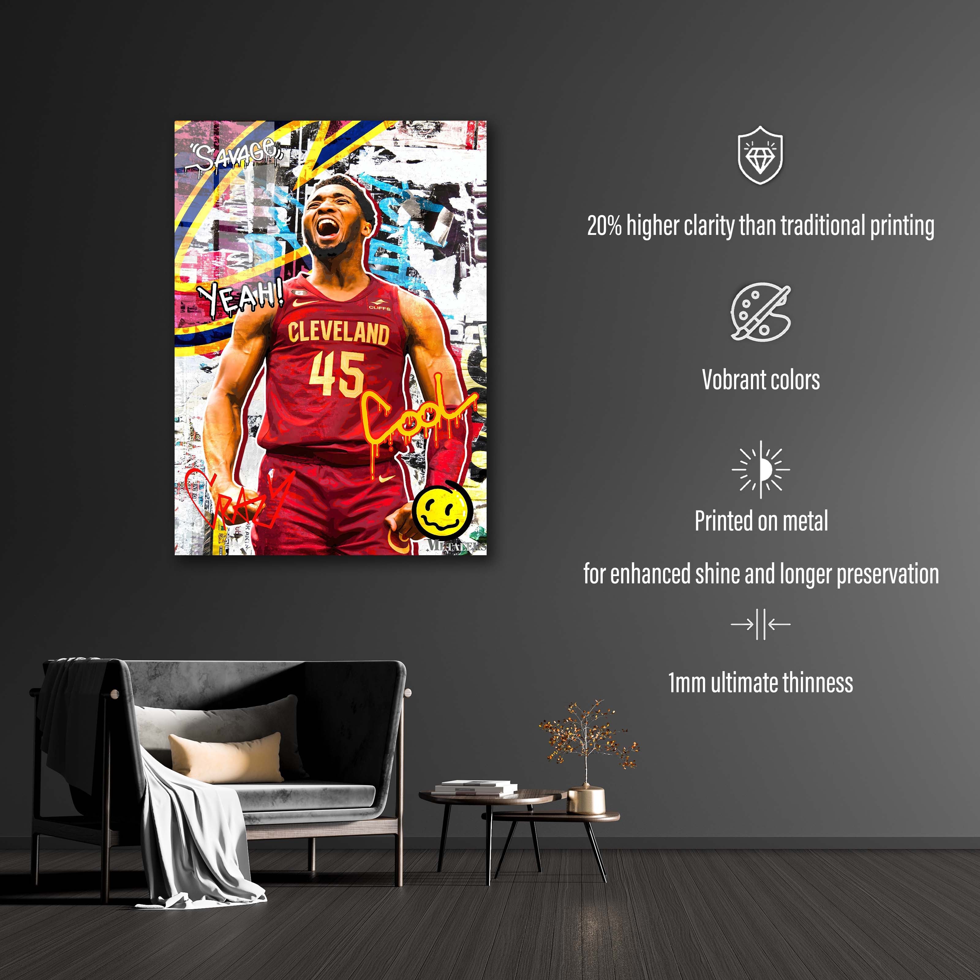 Donovan Mitchell Cleveland Cavaliers ,-designed by @Hoang Van Thuan