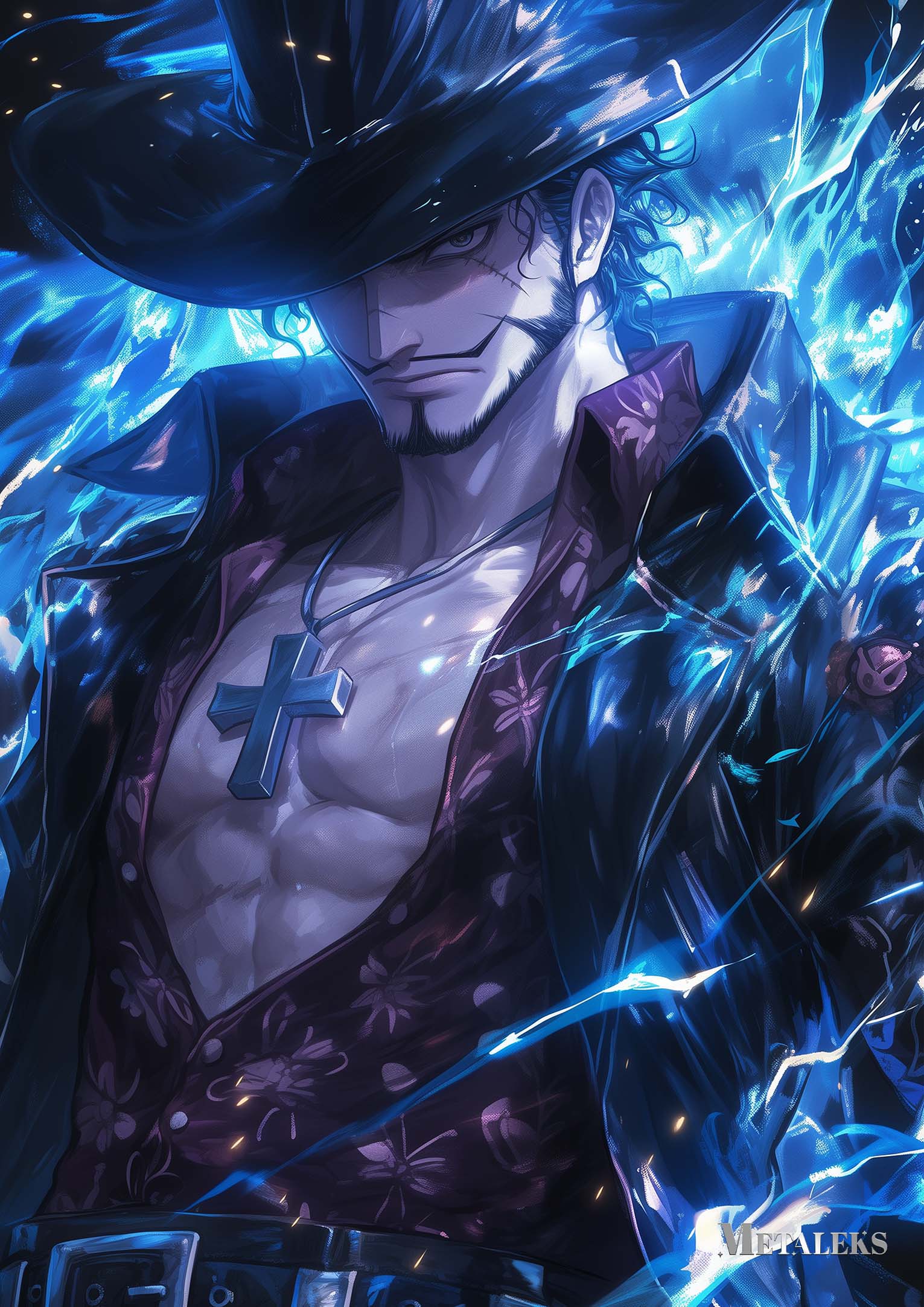 Dracule Mihawk _ One Piece ZeetArt