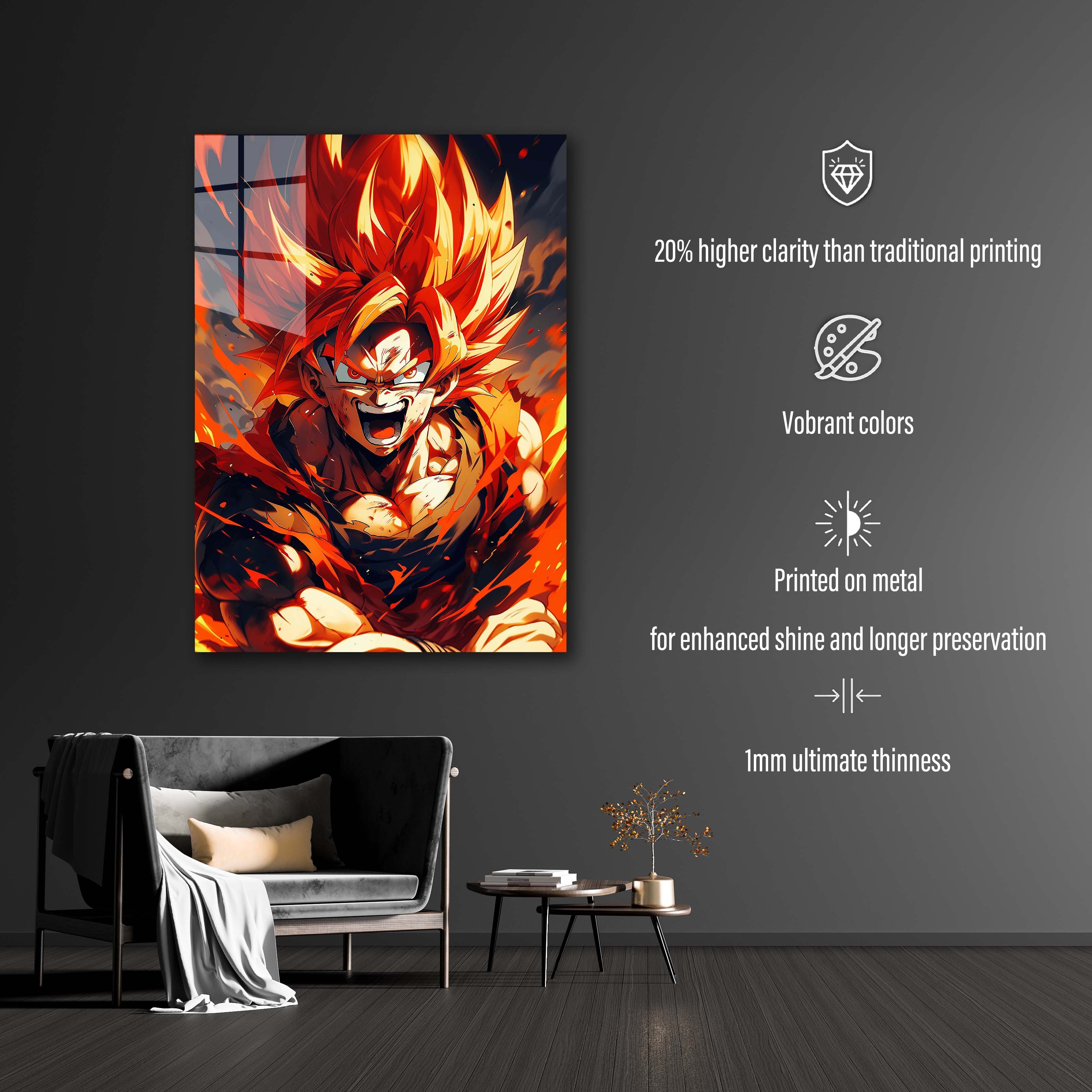 Dragon Ball Art Concept Design Animated Poster red-designed by @Sawyer