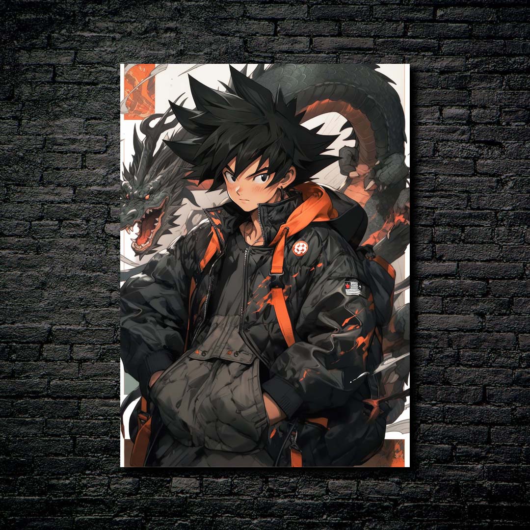 Drip Goku wallpaper by @visinaire.ai-designed by @visinaire.ai