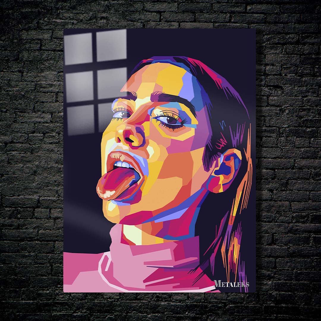 Dua Lipa pop art