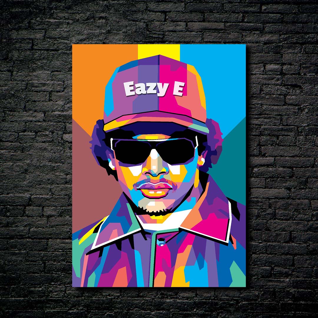 Eazy E in WPAP Style-designed by @V Styler