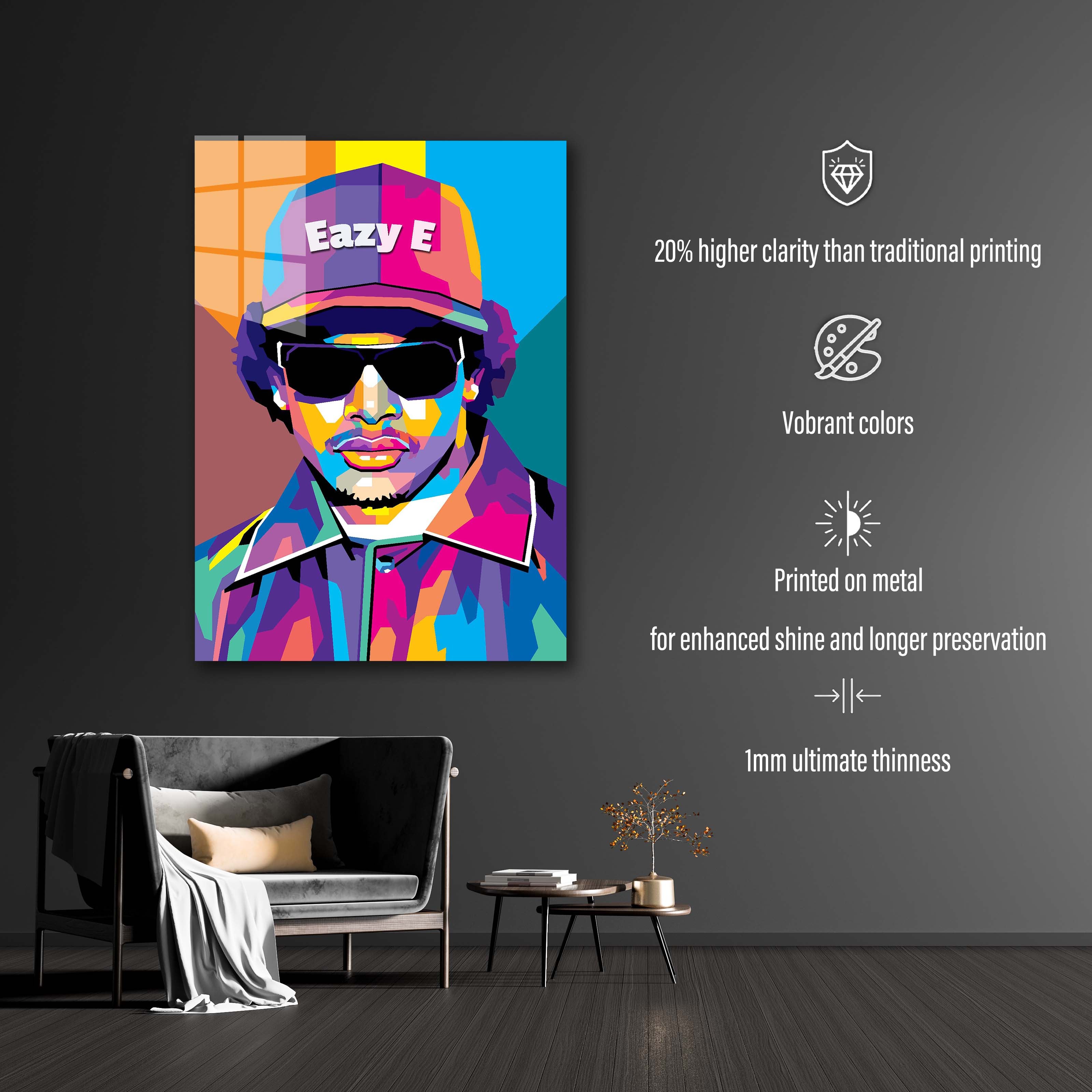 Eazy E in WPAP Style-designed by @V Styler