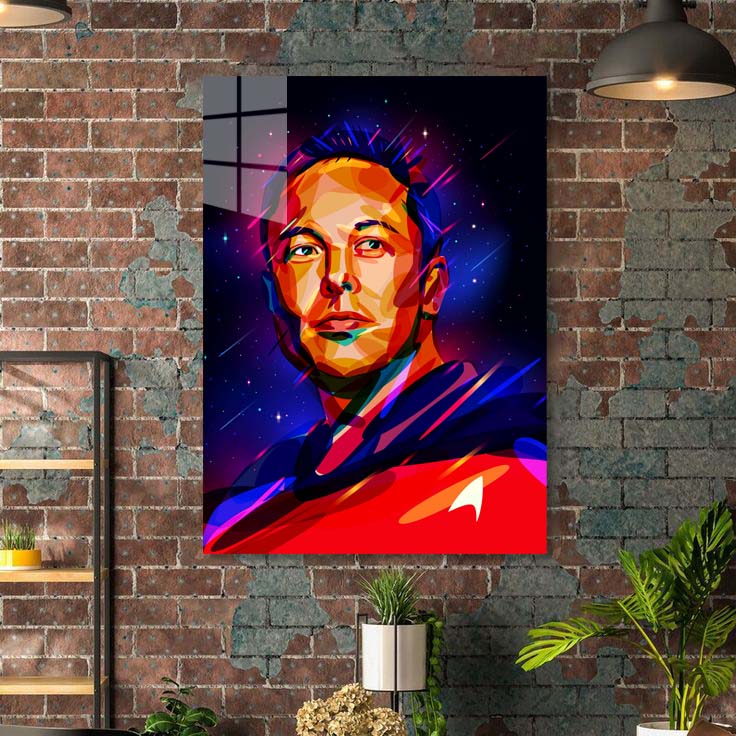 Elon Msuk-designed by @My Kido Art