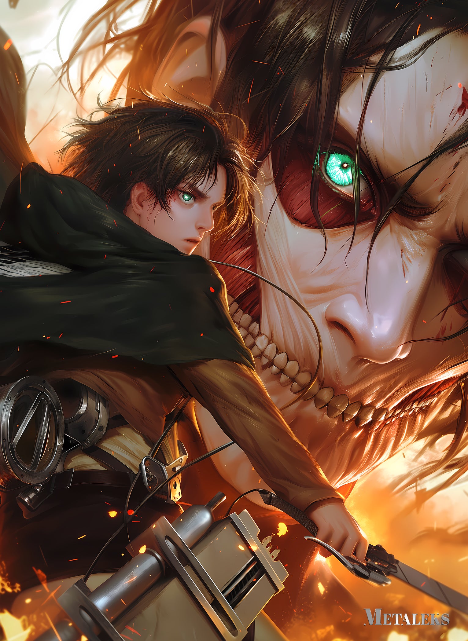 Eren X Attack Titan v2