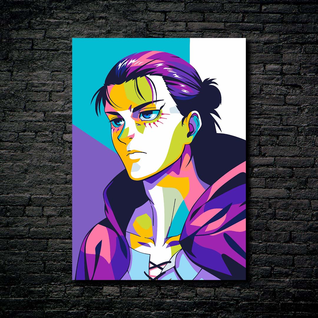 Eren Yeager in WPAP Style-designed by @V Styler