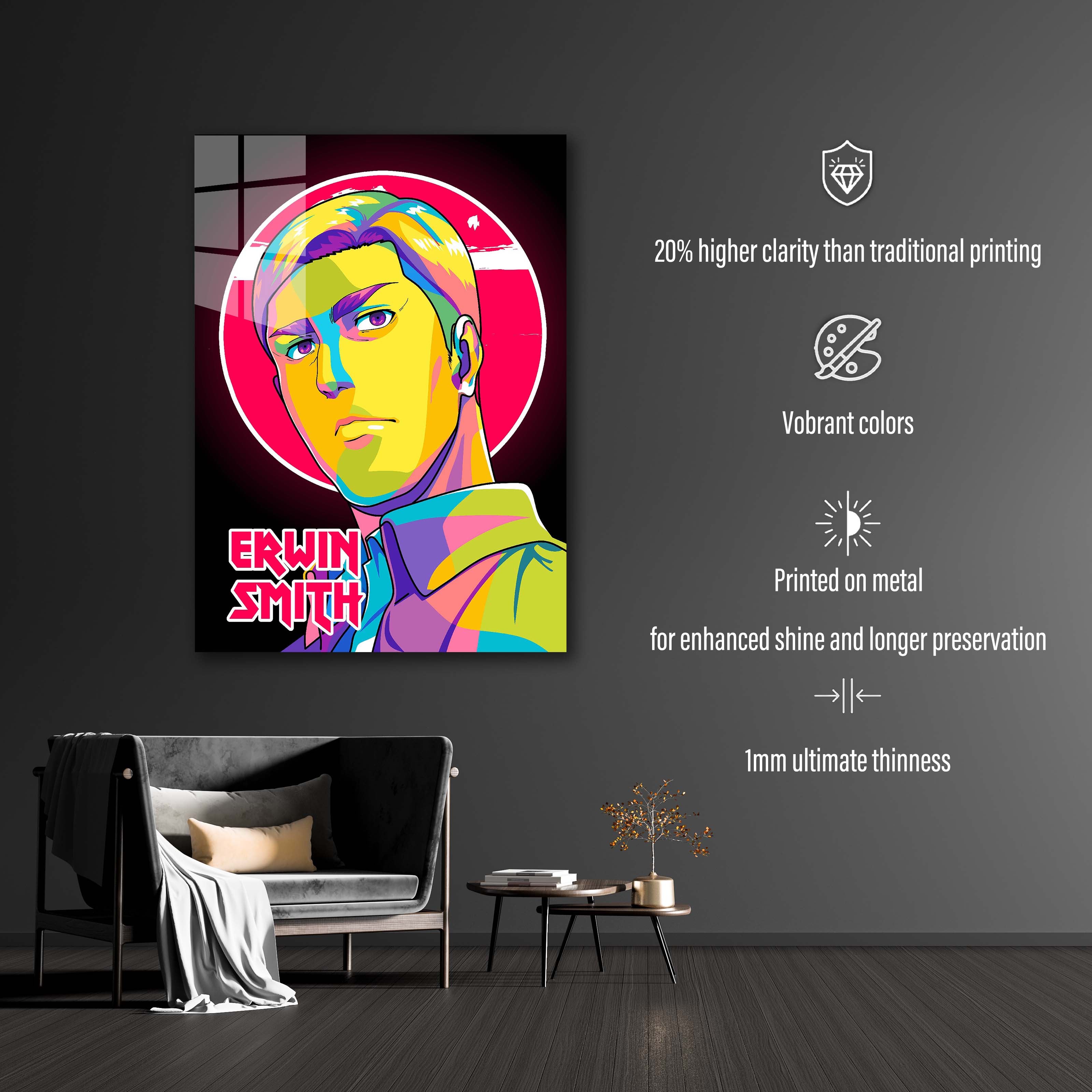 Erwin Smith in WPAP Style-designed by @V Styler