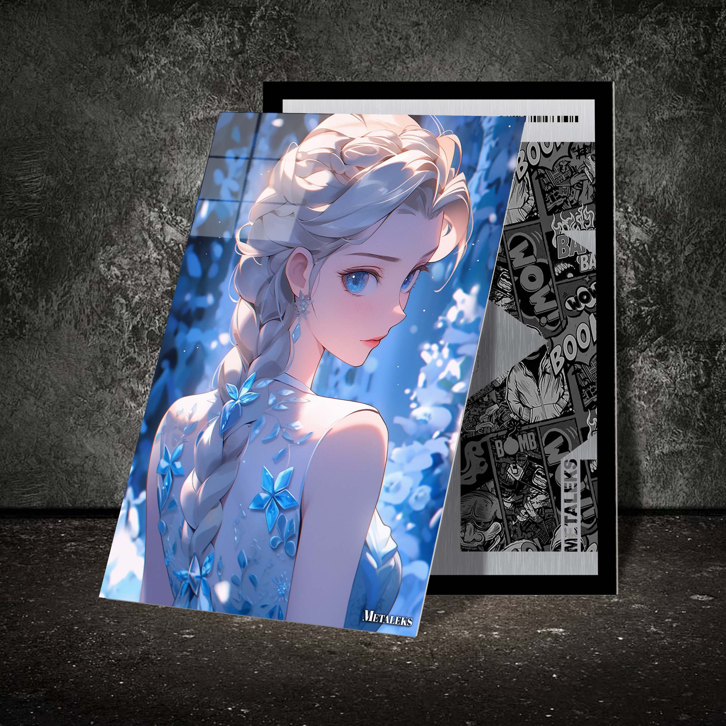 Eternal Winter_ Elsa's Icy Reign Unveiled-designed by @theanimecrossover