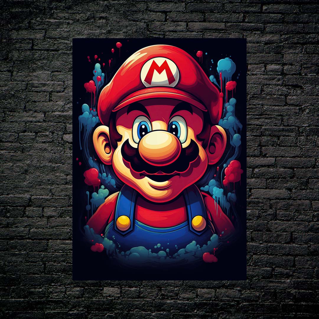 Face of Super Mario-designed by @SAMCRO