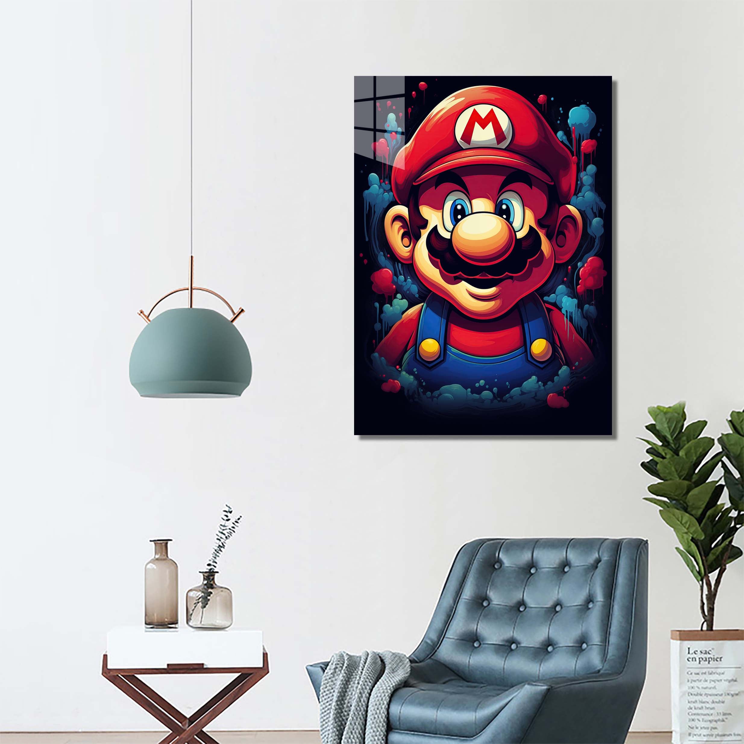 Face of Super Mario-designed by @SAMCRO