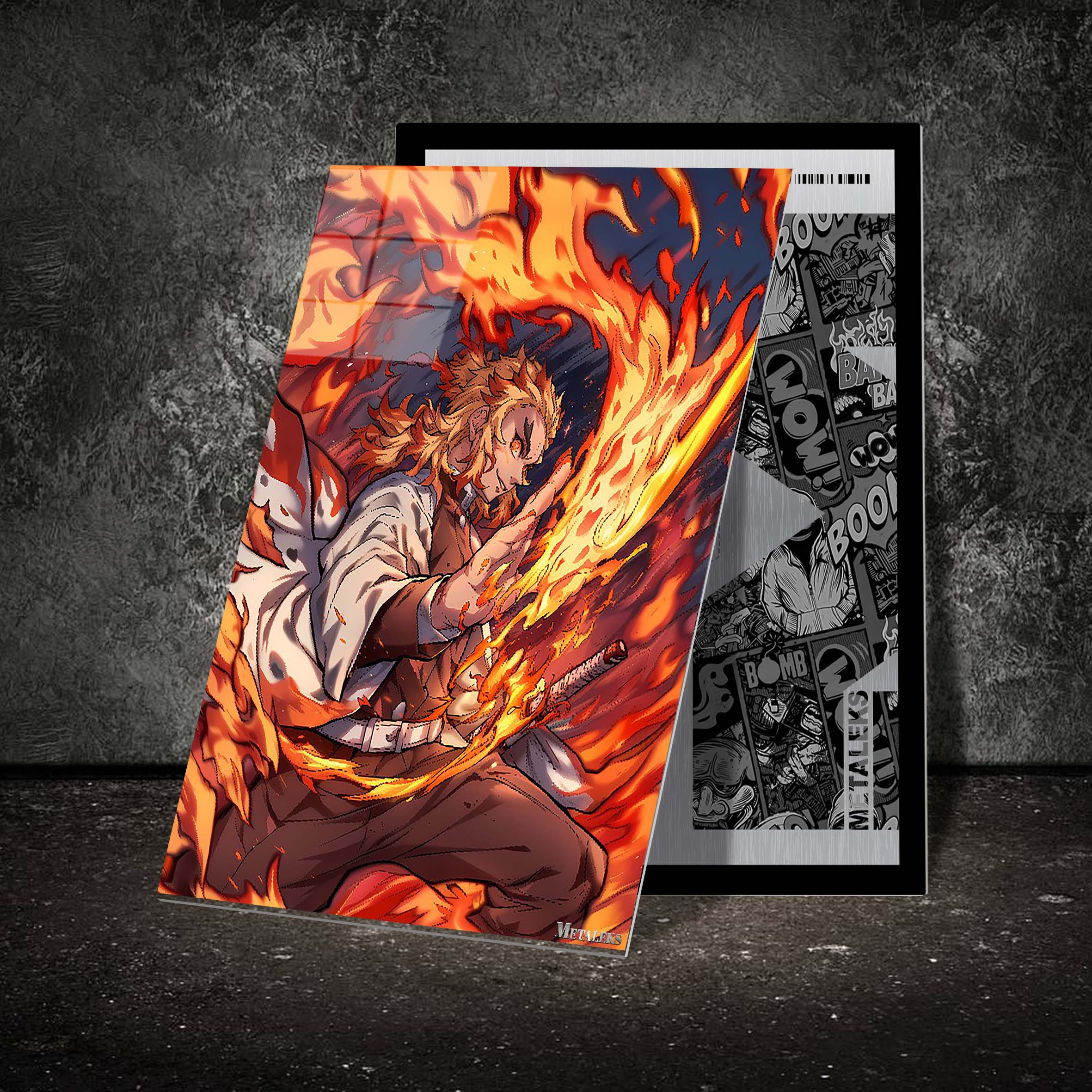 Fire Kyojuro rengoku from demon slayer-Artwork by @Vid_M@tion