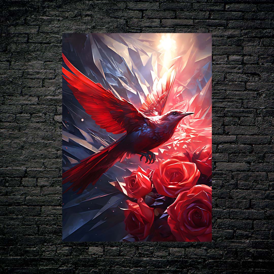 Firebird in Roses-designed by @Paragy
