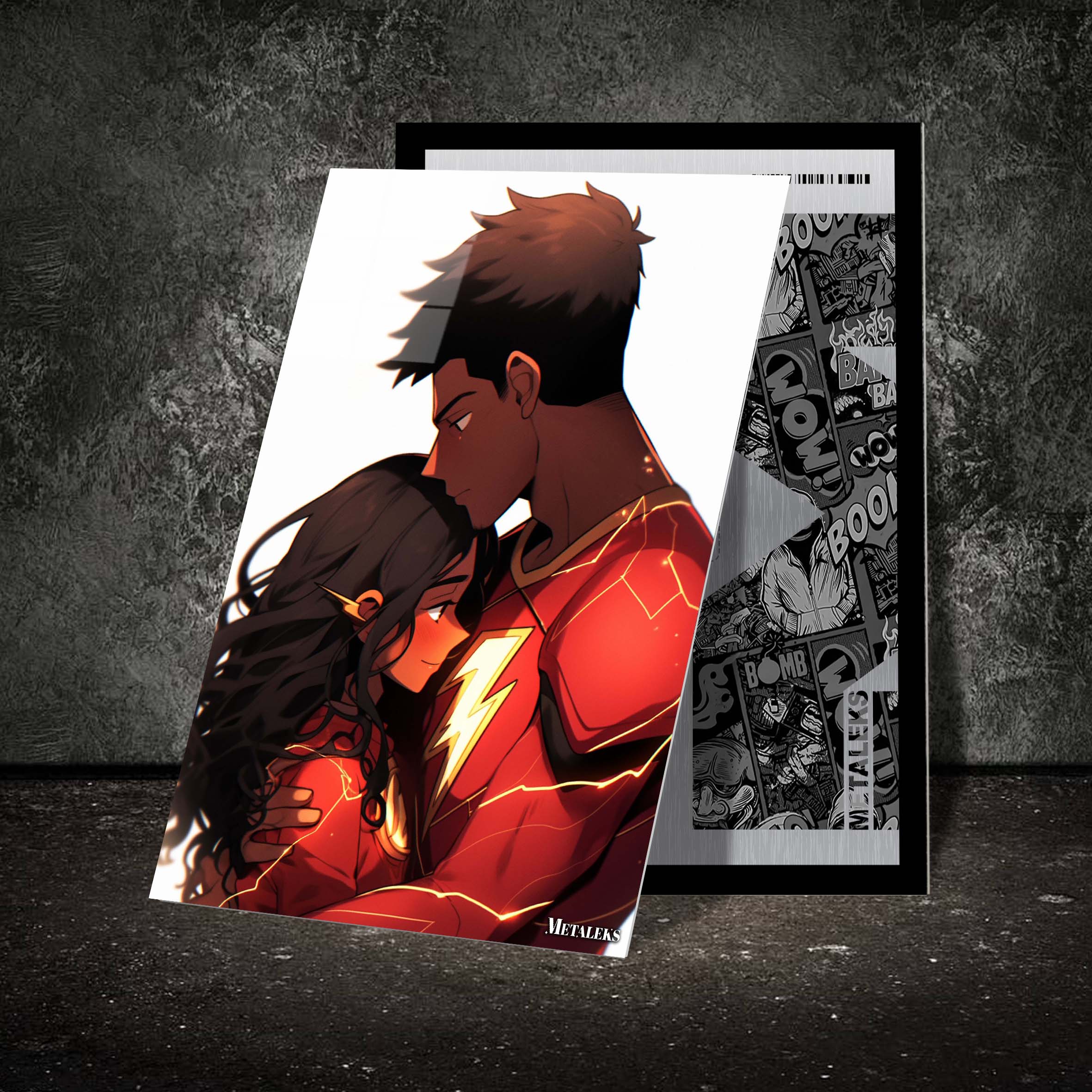 Flashpoint Hearts_ Flash and Iris's Dynamic Connection-designed by @theanimecrossover
