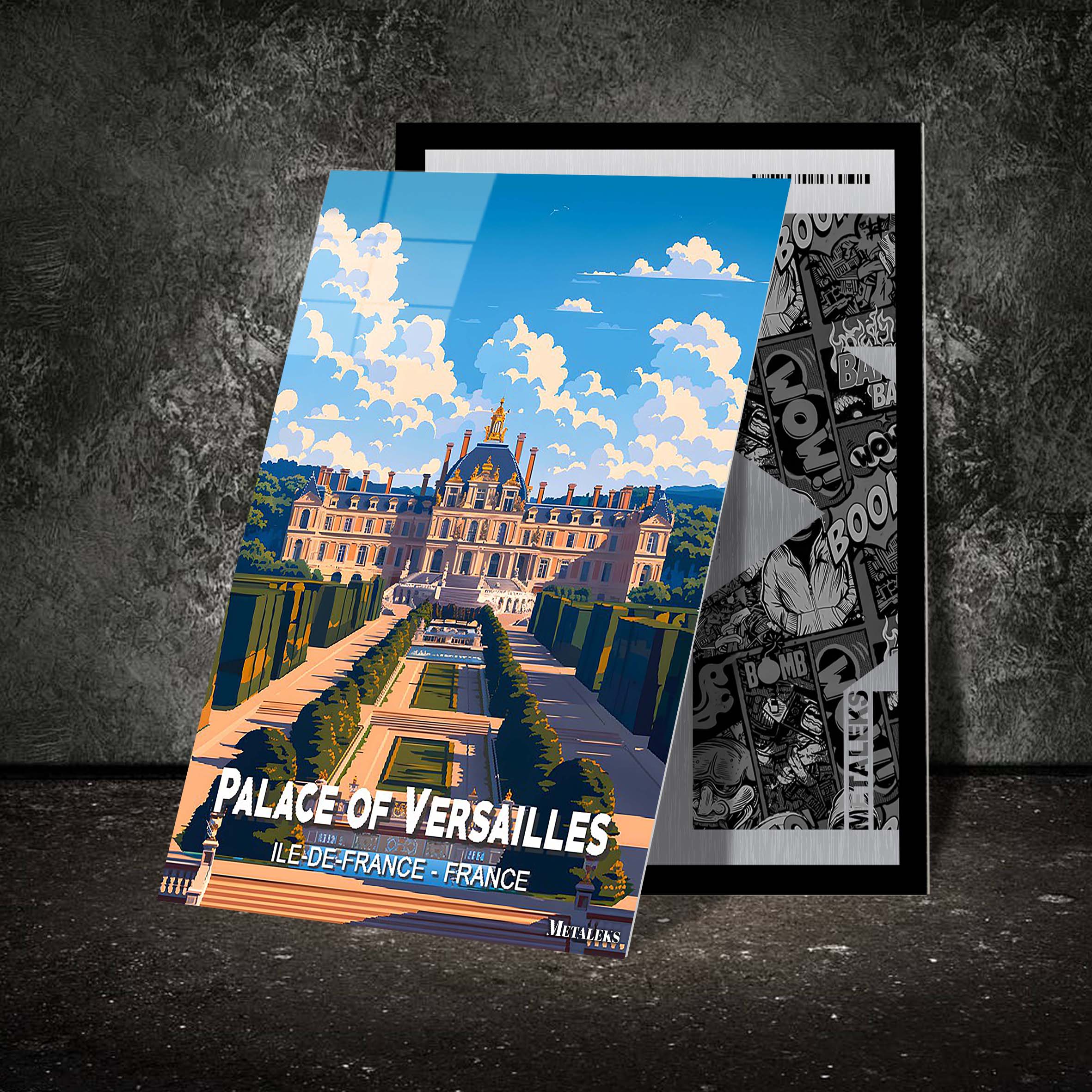 France - Palace of Versailles 2-designed by @Travel Poster AI