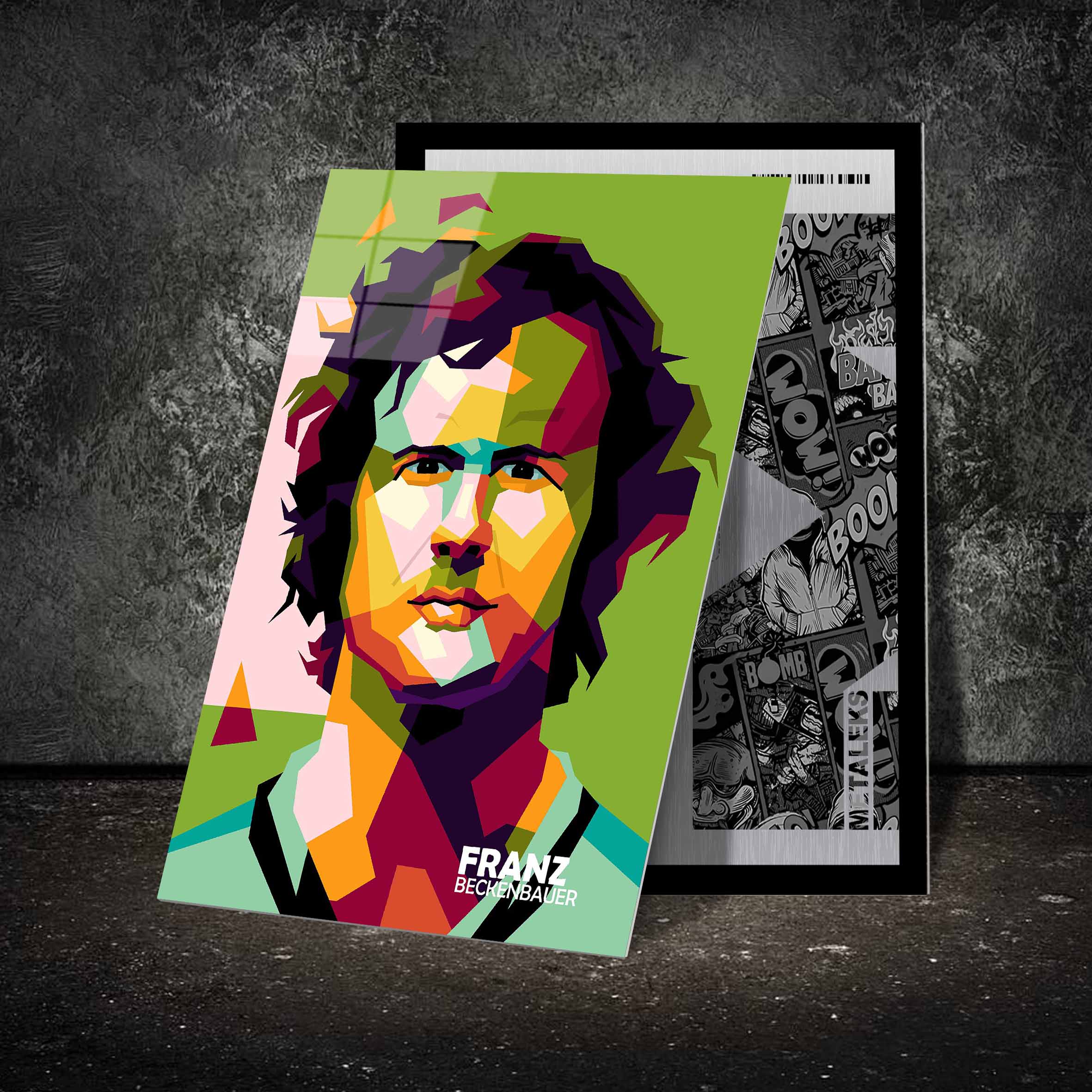 Franz Anton Beckenbauer legend football amazing-designed by @Amirudin kosong enam