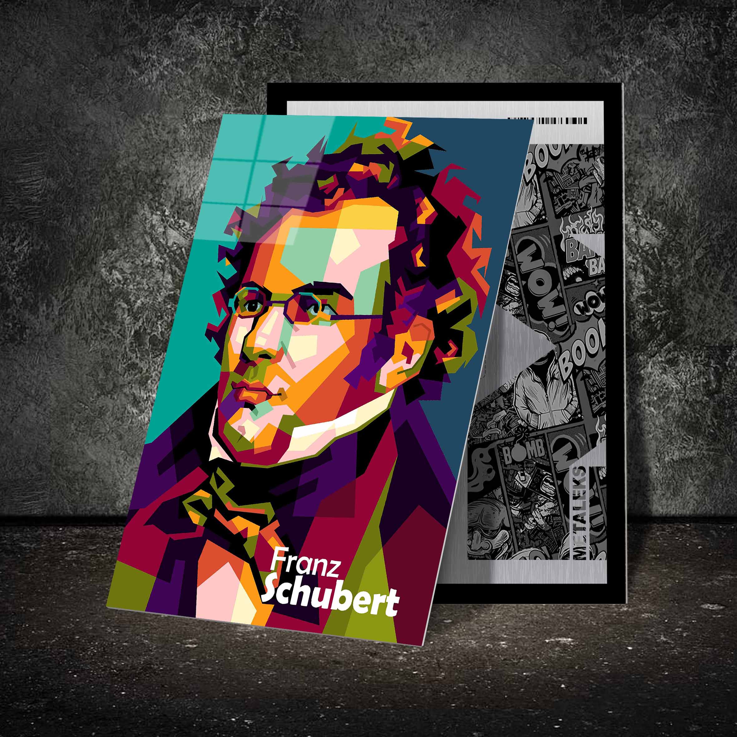 Franz Peter Schubert amazing legend composser in world-designed by @Amirudin kosong enam