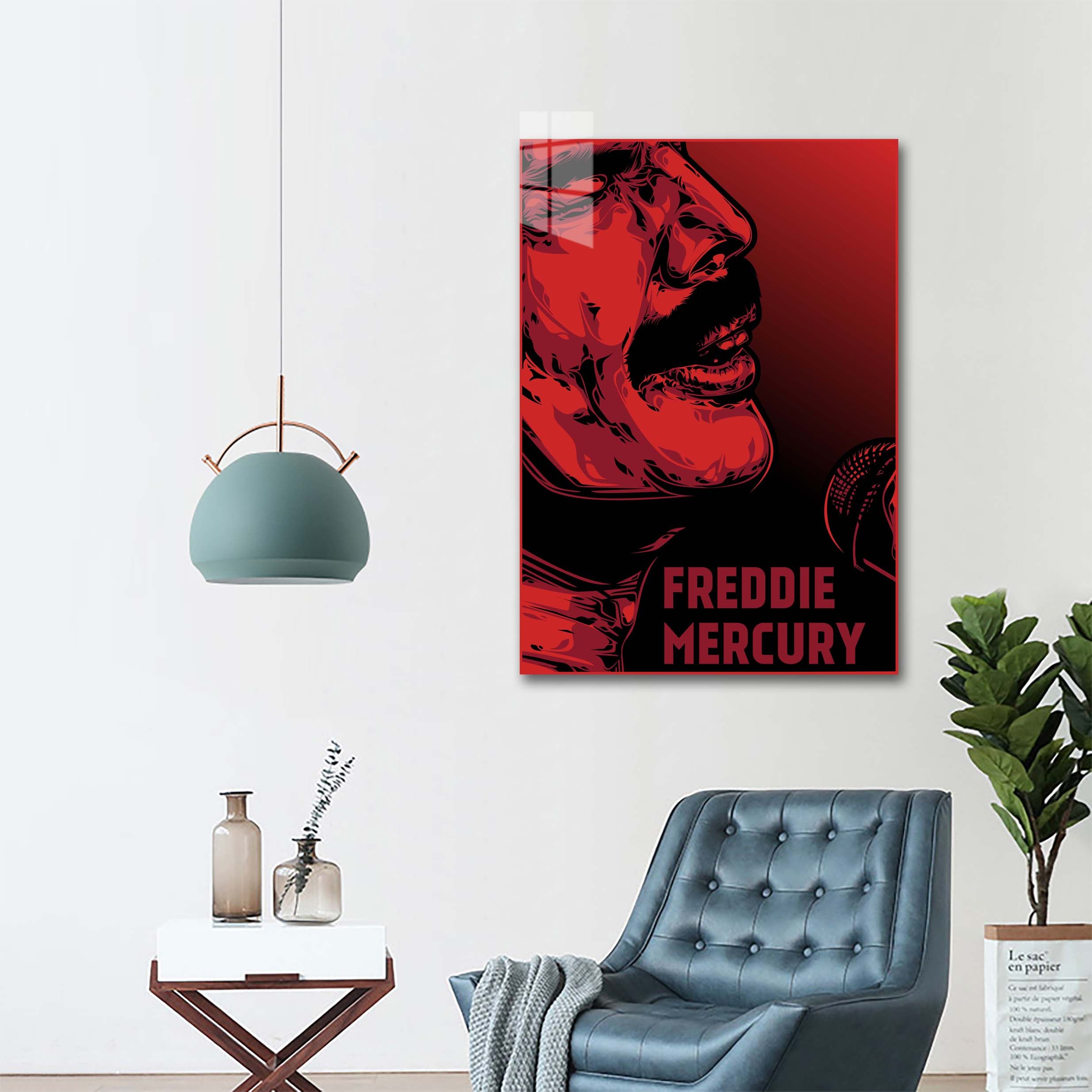 Freddie Mercury Pop Art-designed by @Adrielvector