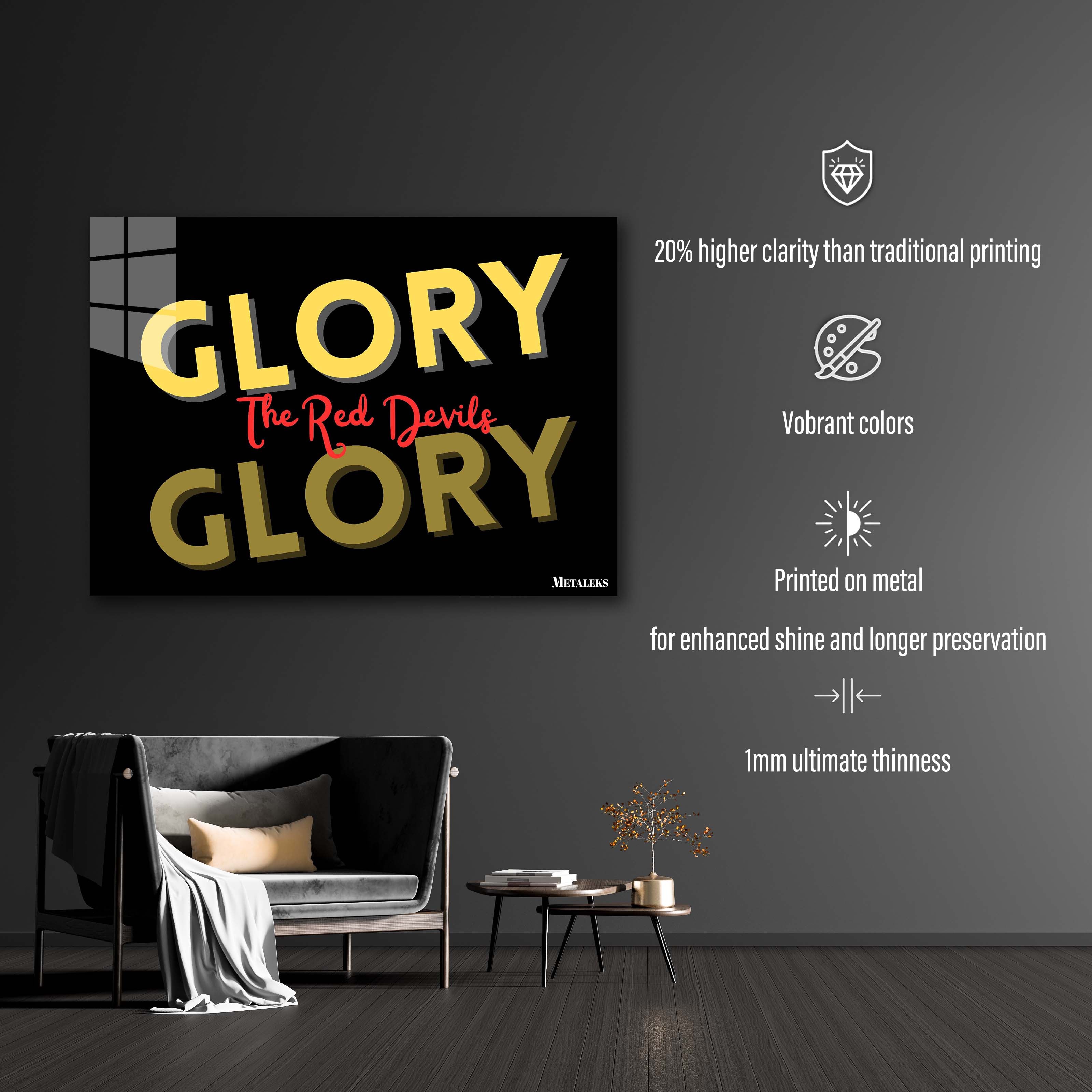 Funny Slogan Glory Glory-designed by @Wijaki Thaisusuken