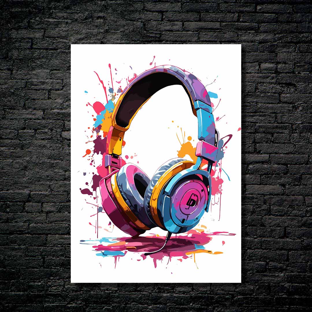 Gaming Headphone #1-Artwork by @VICKY