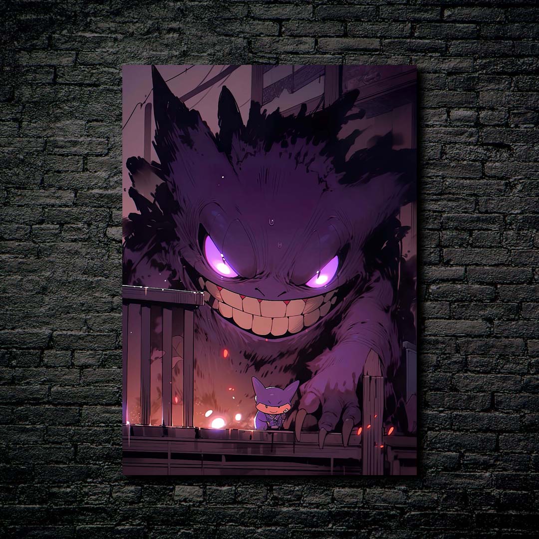 Gengar Ghost-designed by @An other Mid journey