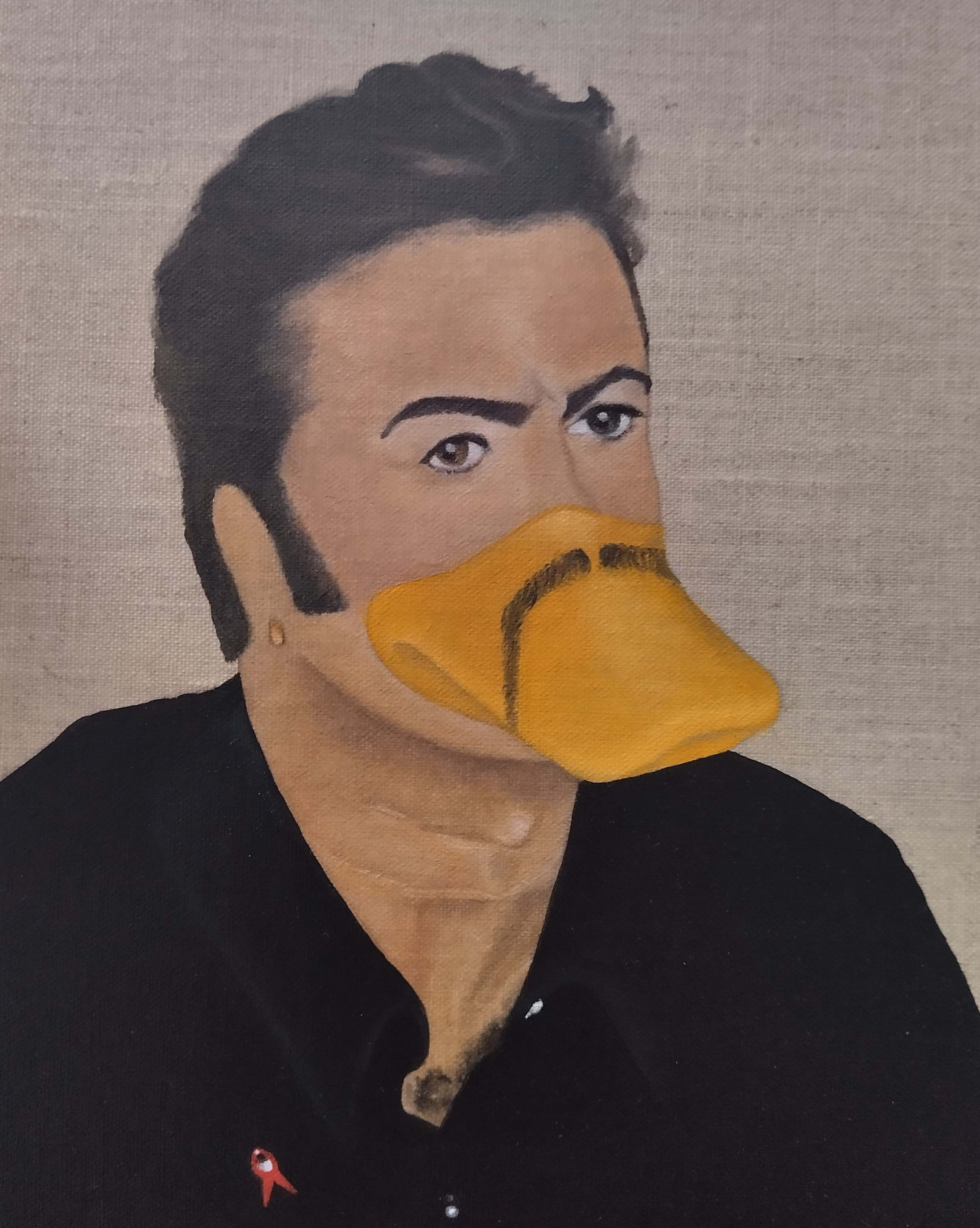 George Michael Donal Duck- ARTWORK BY katysart.artis