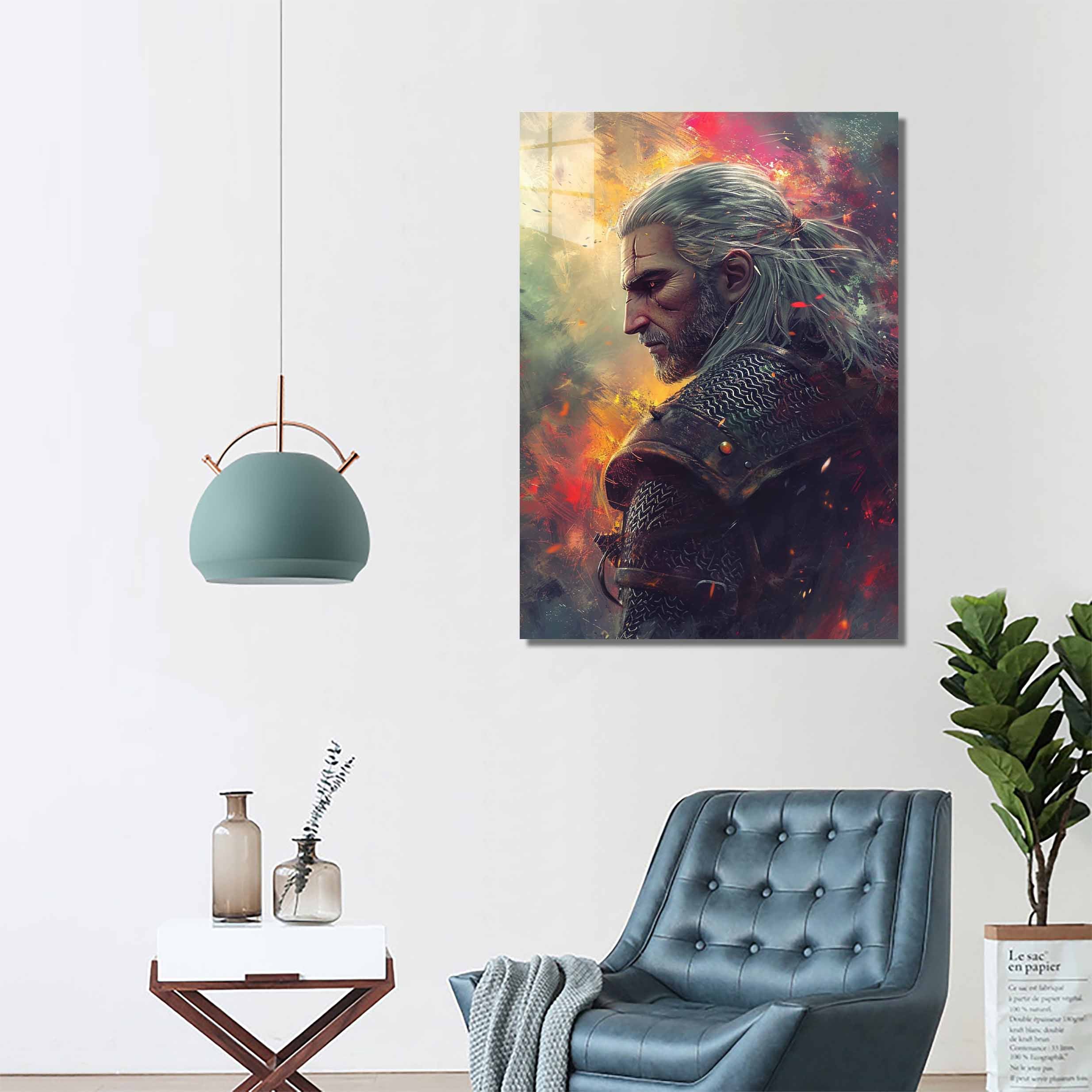 Geralt of Rivia X The Witcher-designed by @Pixalaxy