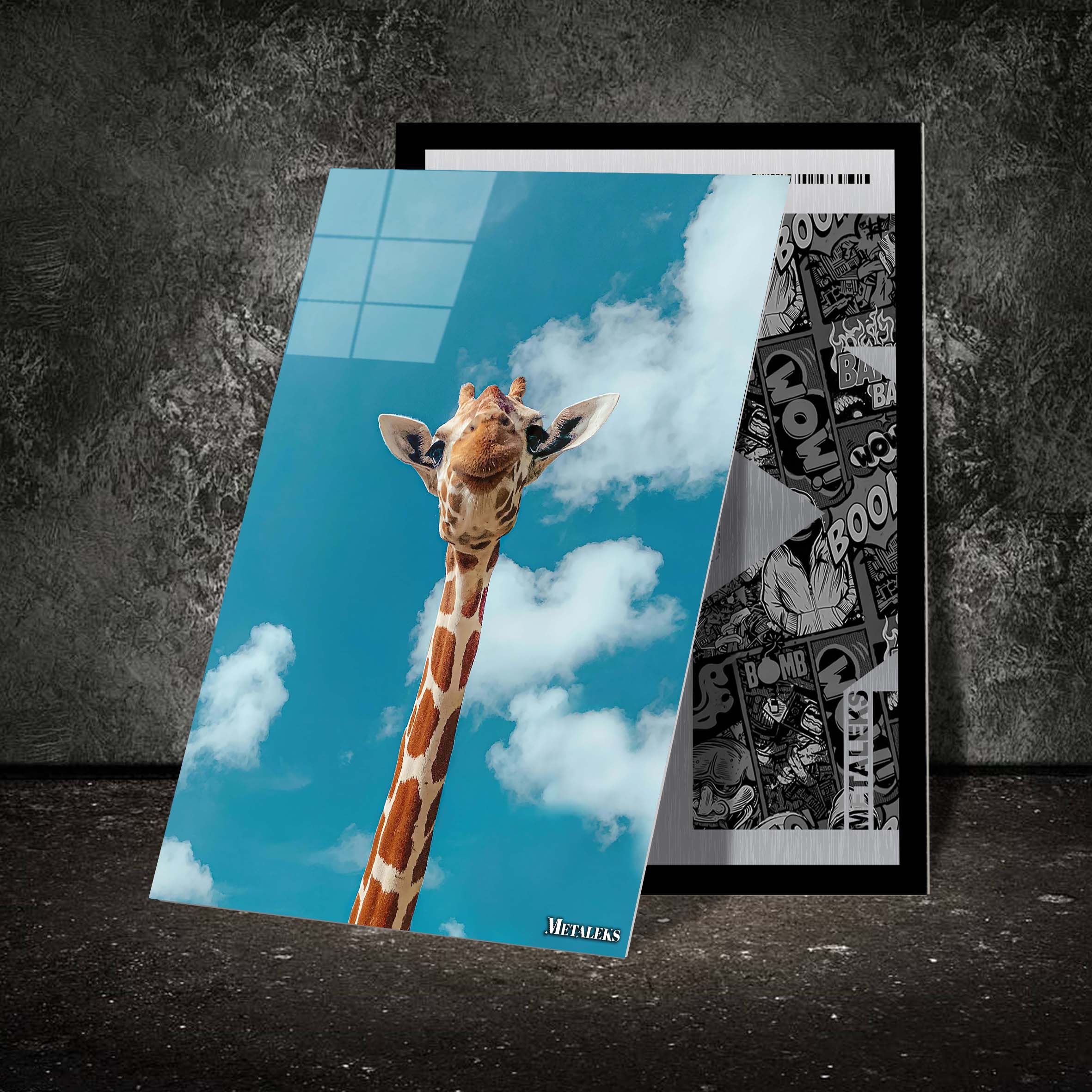 Giraffe Portrait-designed by @Wijaki Thaisusuken