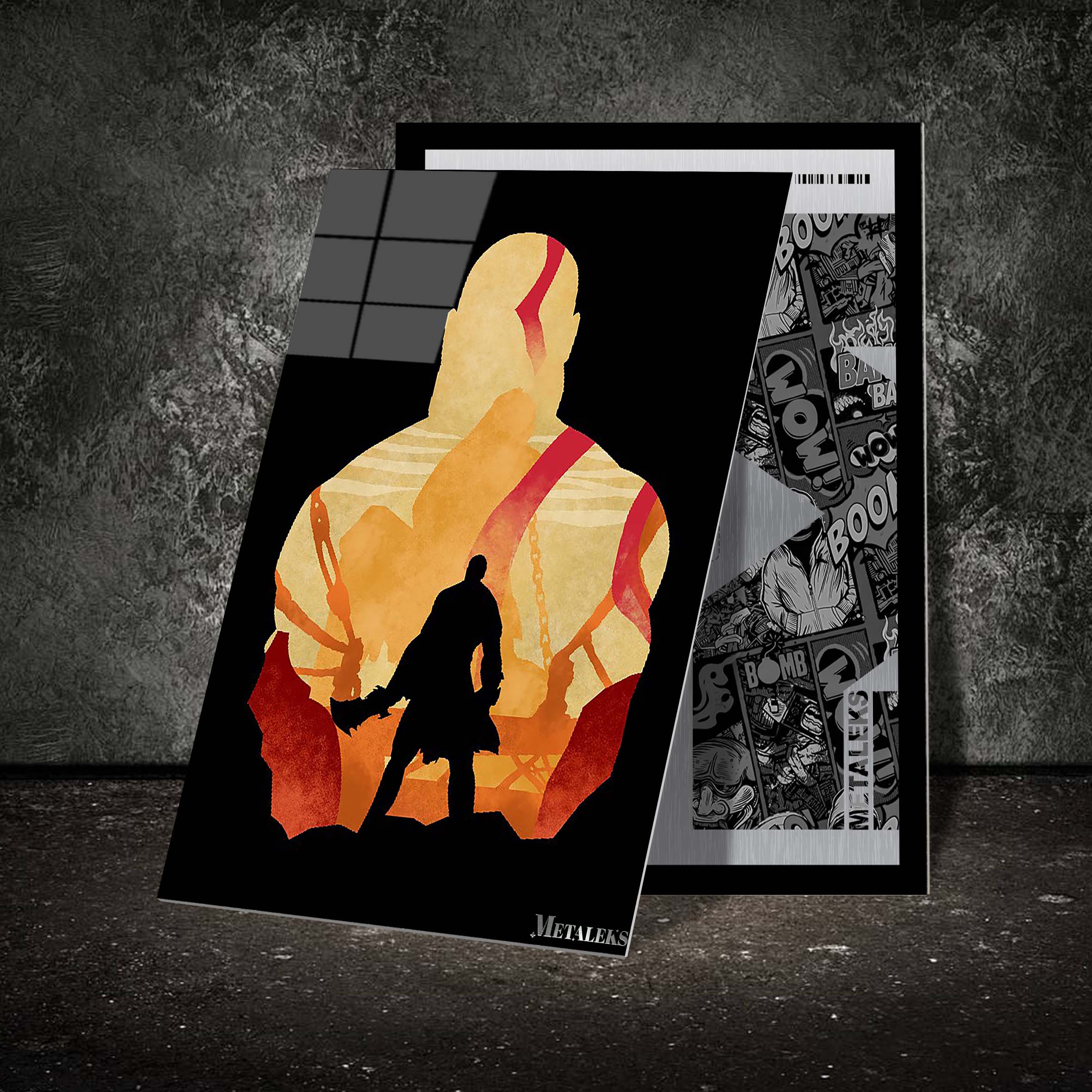 God of War Silhouette art-designed by @Miracle Studio