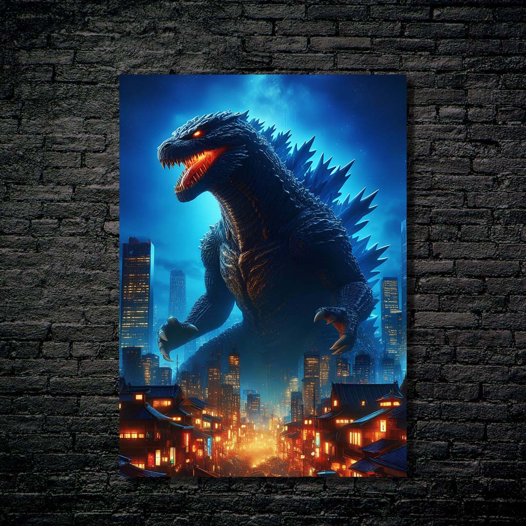 Godzilla in town-designed by @RITVIK TAKKAR