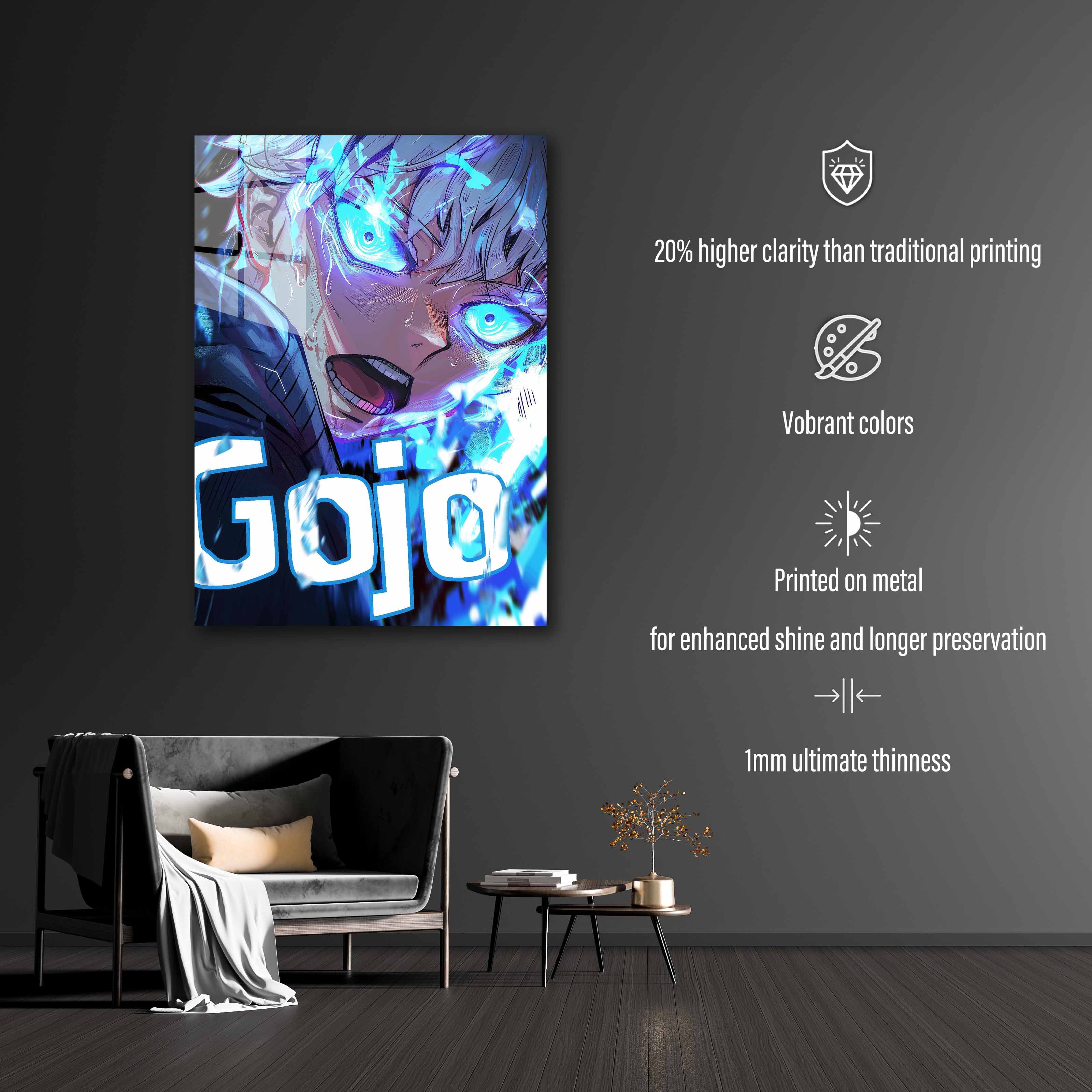 Gojo ConceptArt from jujutsu kaisen 1-designed by @Silentheal