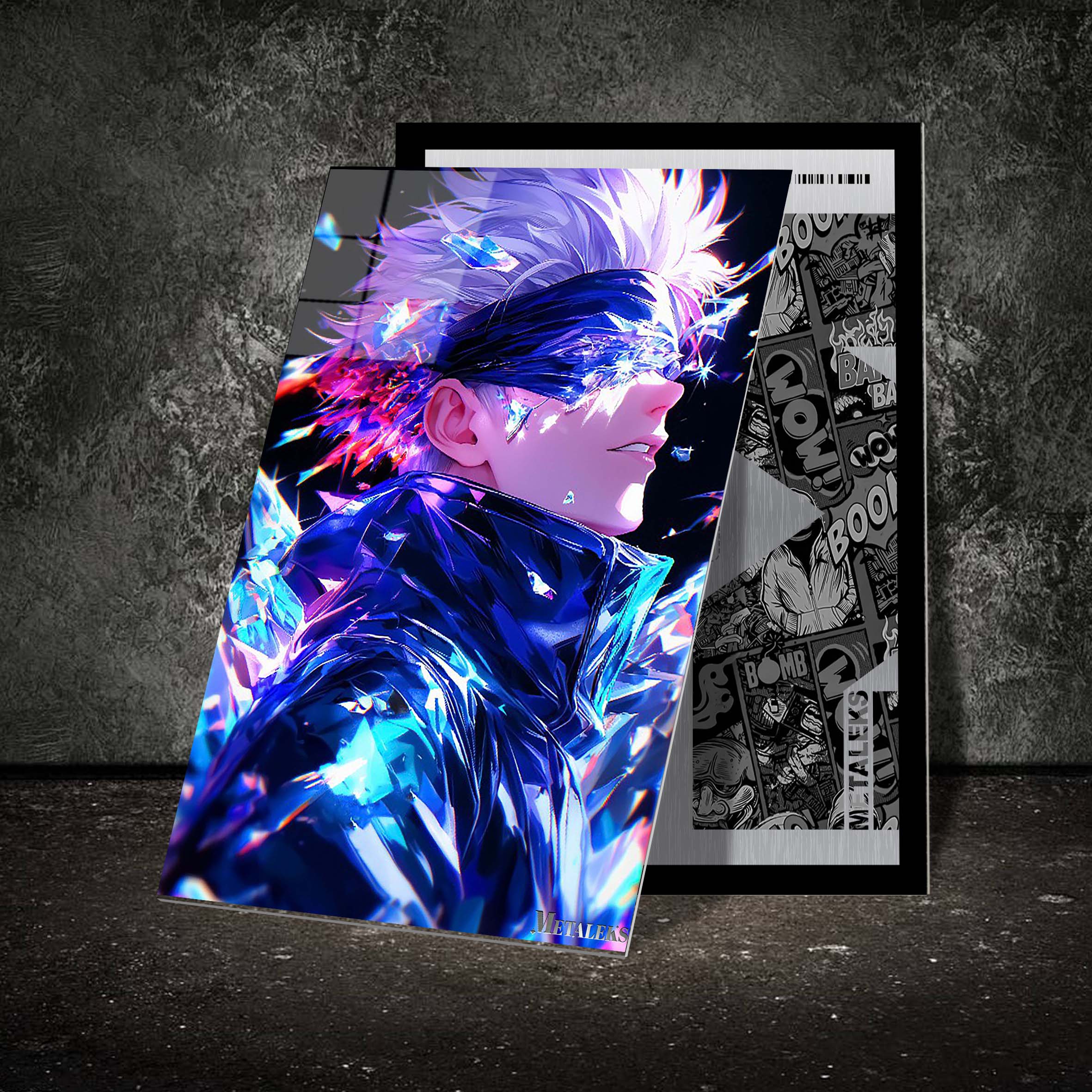 Gojo Satoru Crystal Effect | Jujutsu Kaisen-designed by @Genio Art