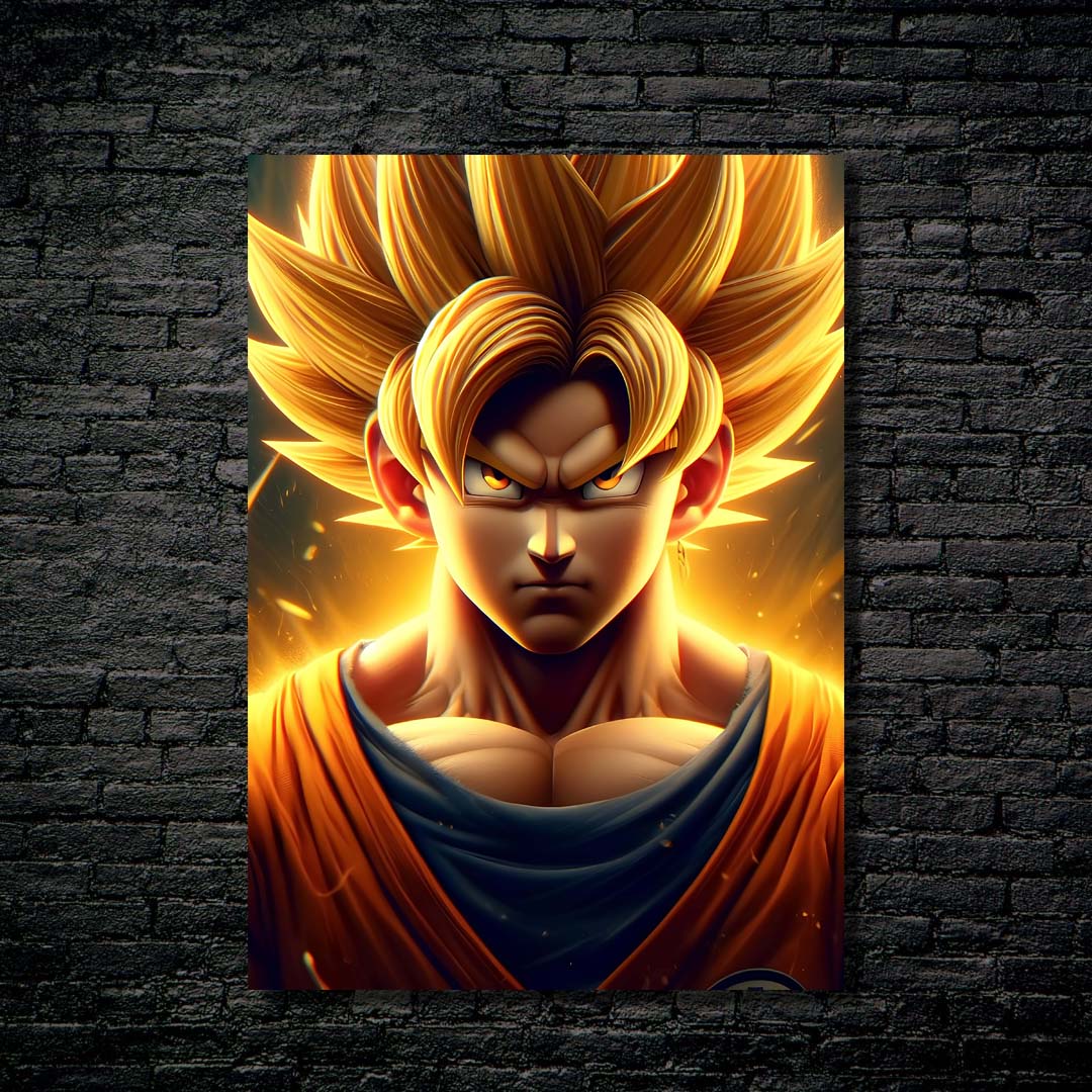 Goku 3d portrait -designed by @RITVIK TAKKAR