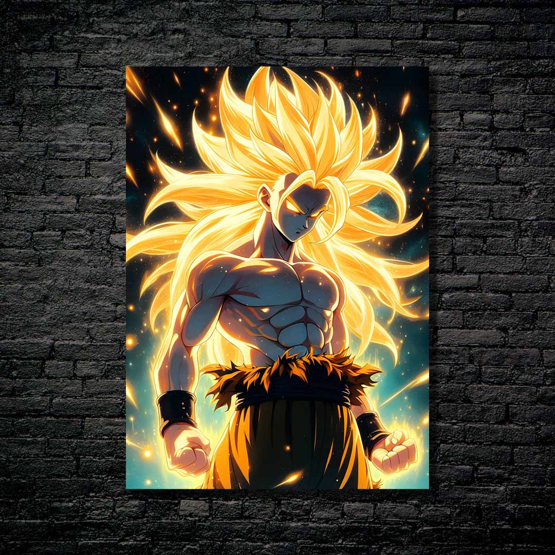 Goku Broli Super Saiyan Ai-designed by @Genio Art
