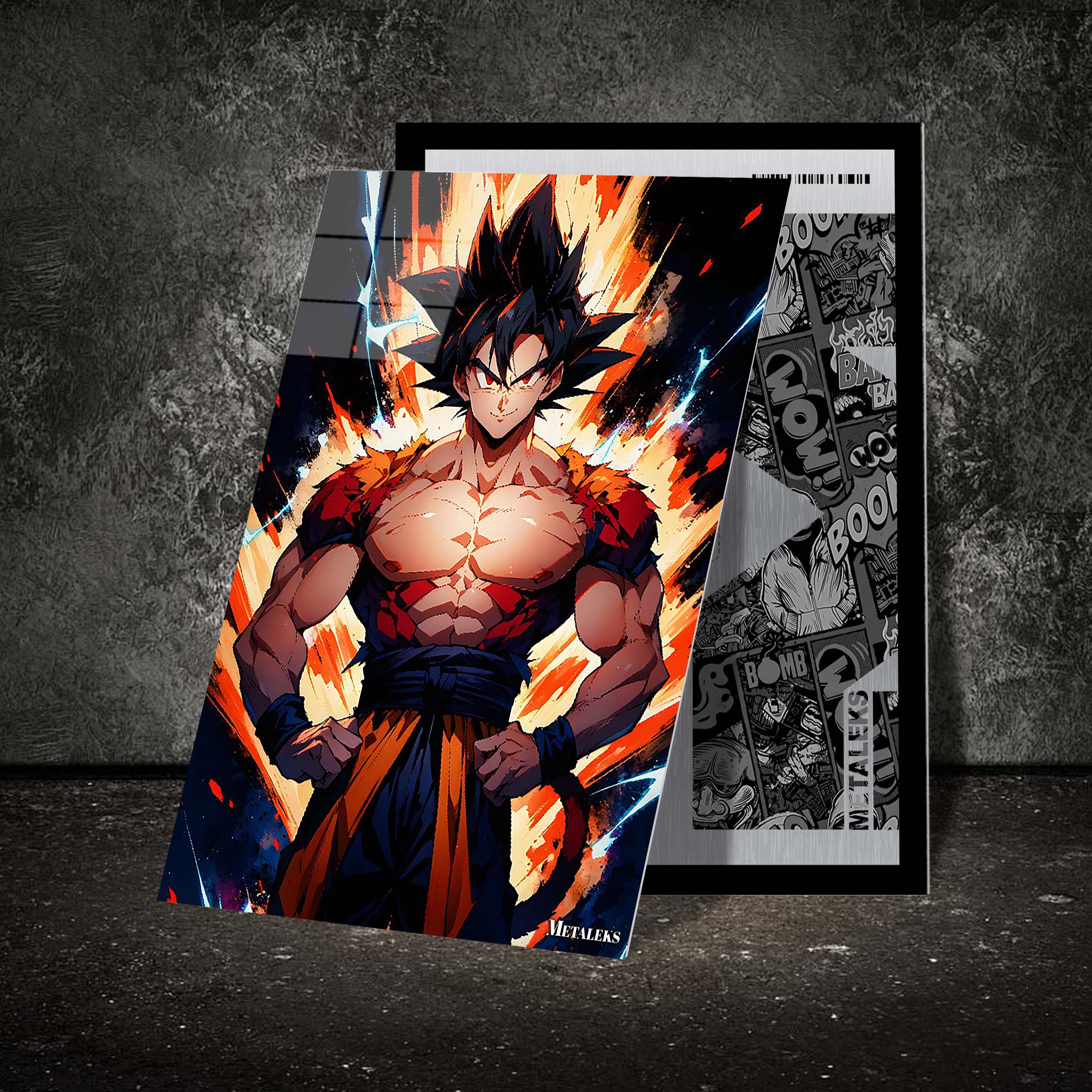 Goku DBZ Super Saiyan-designed by @owl design