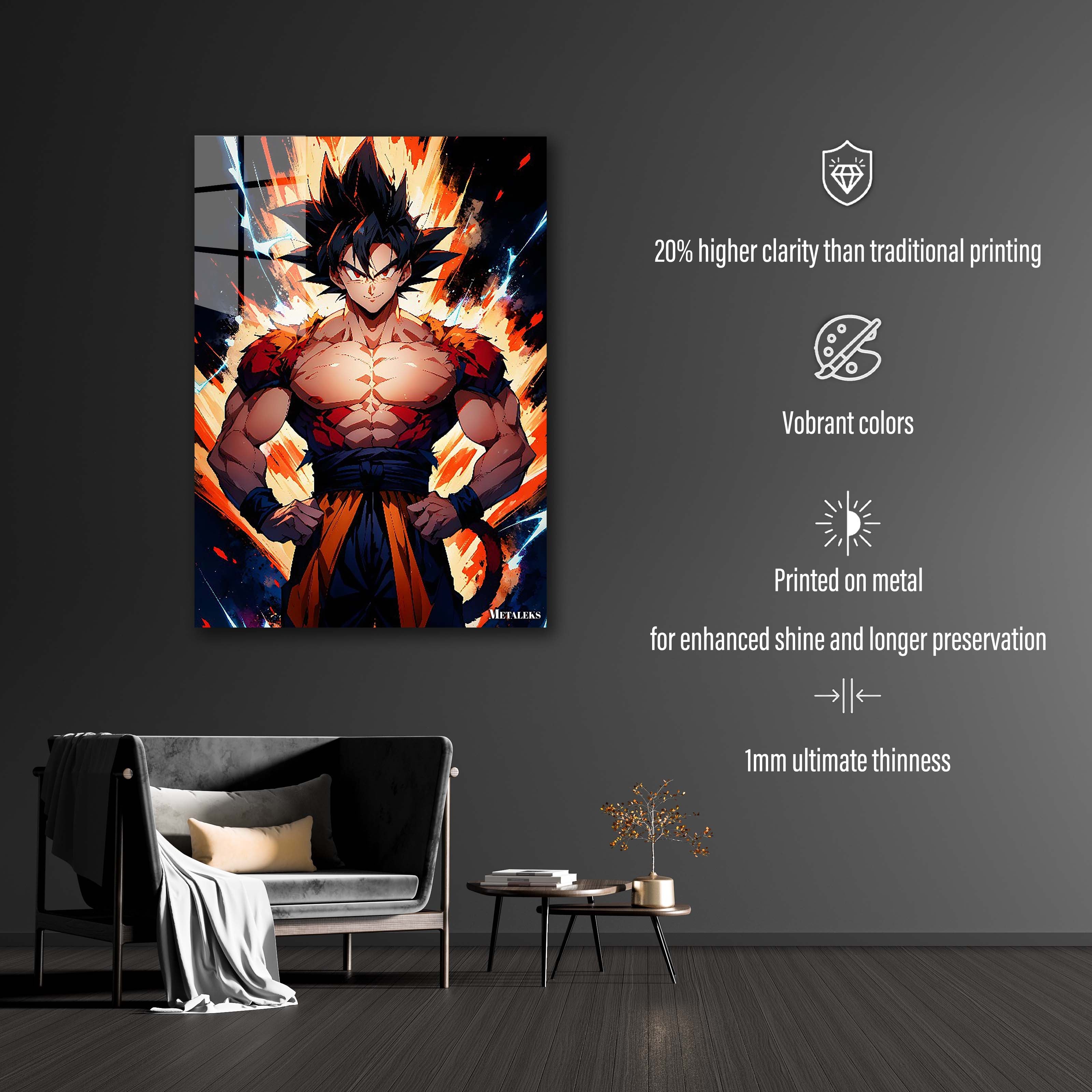 Goku DBZ Super Saiyan-designed by @owl design