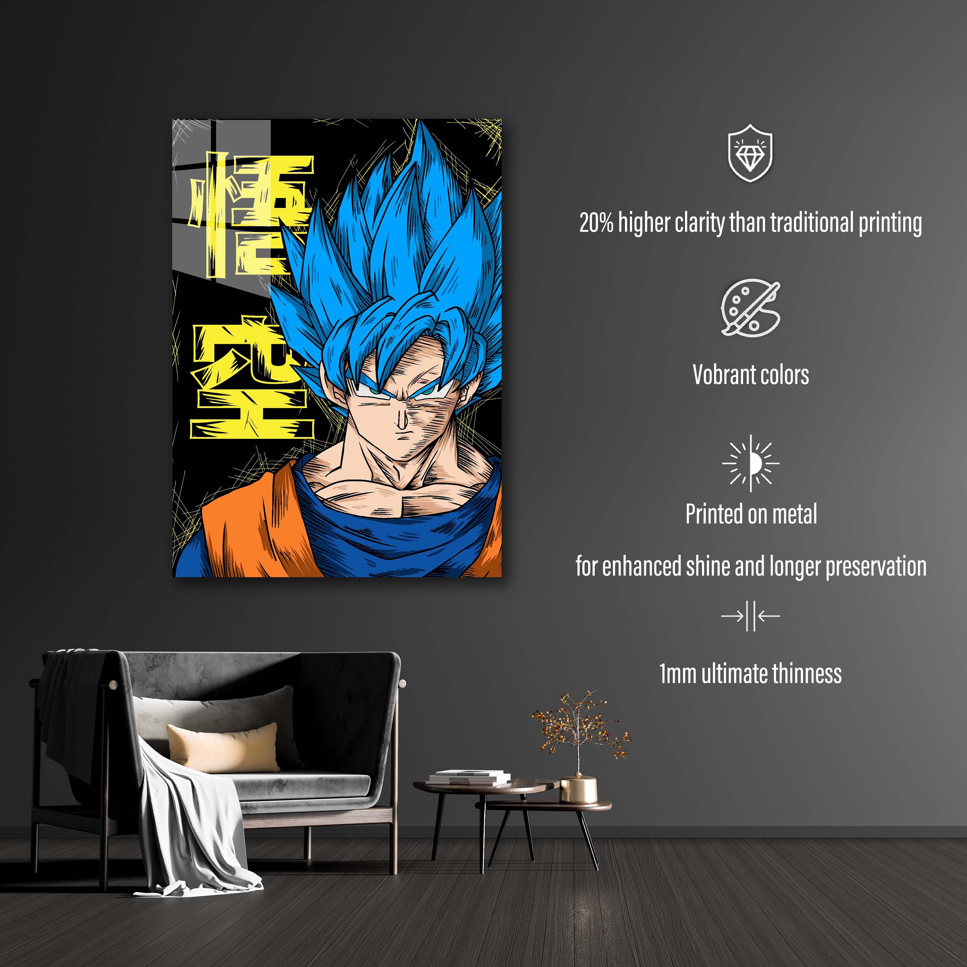 Goku Dragon Ball Art-designed by @Fluency Room