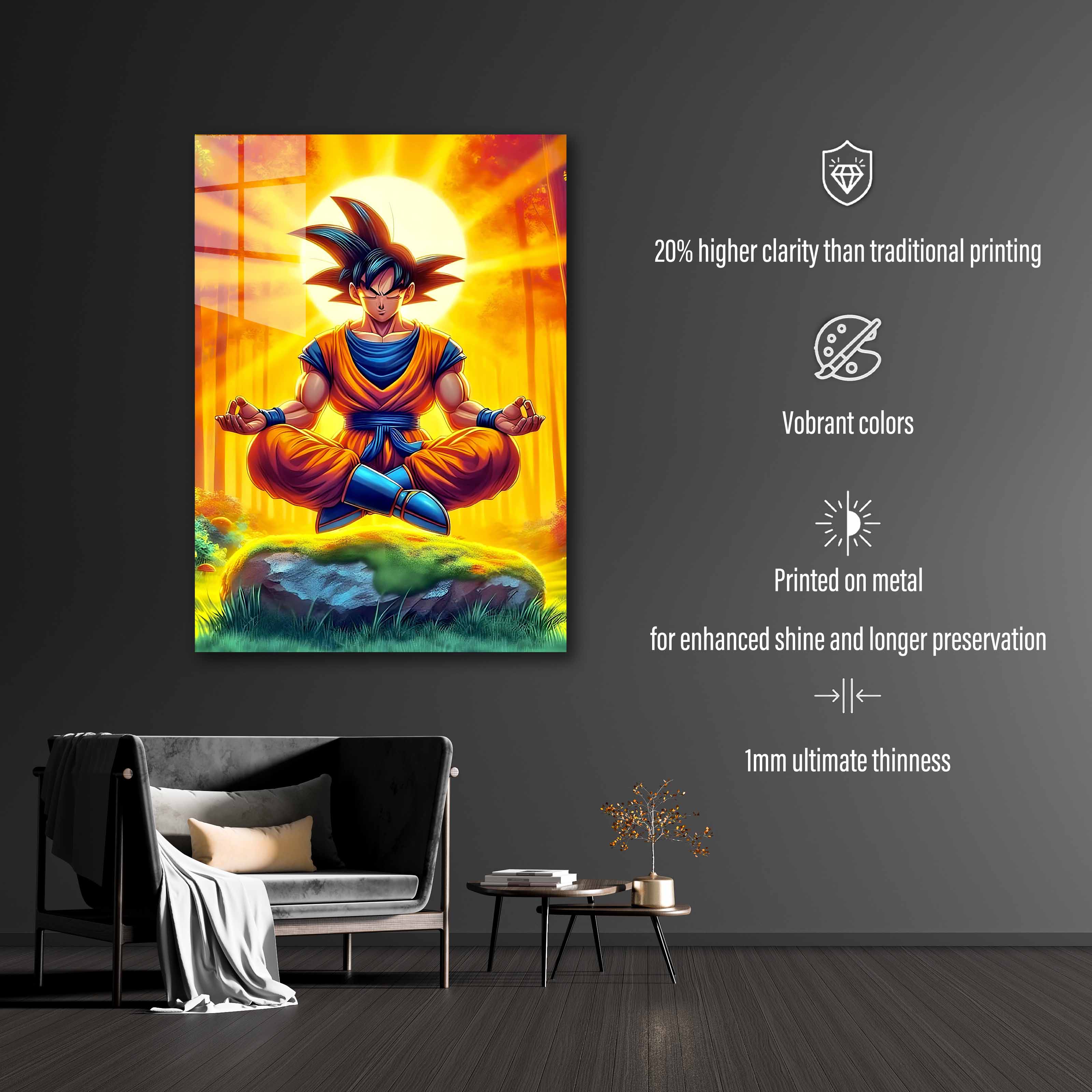 Goku Dragon Ball is Mediating-designed by @DarkJay AI