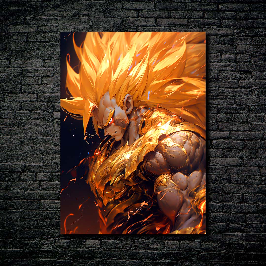 Goku Gold Beast-designed by @Freiart_mjr