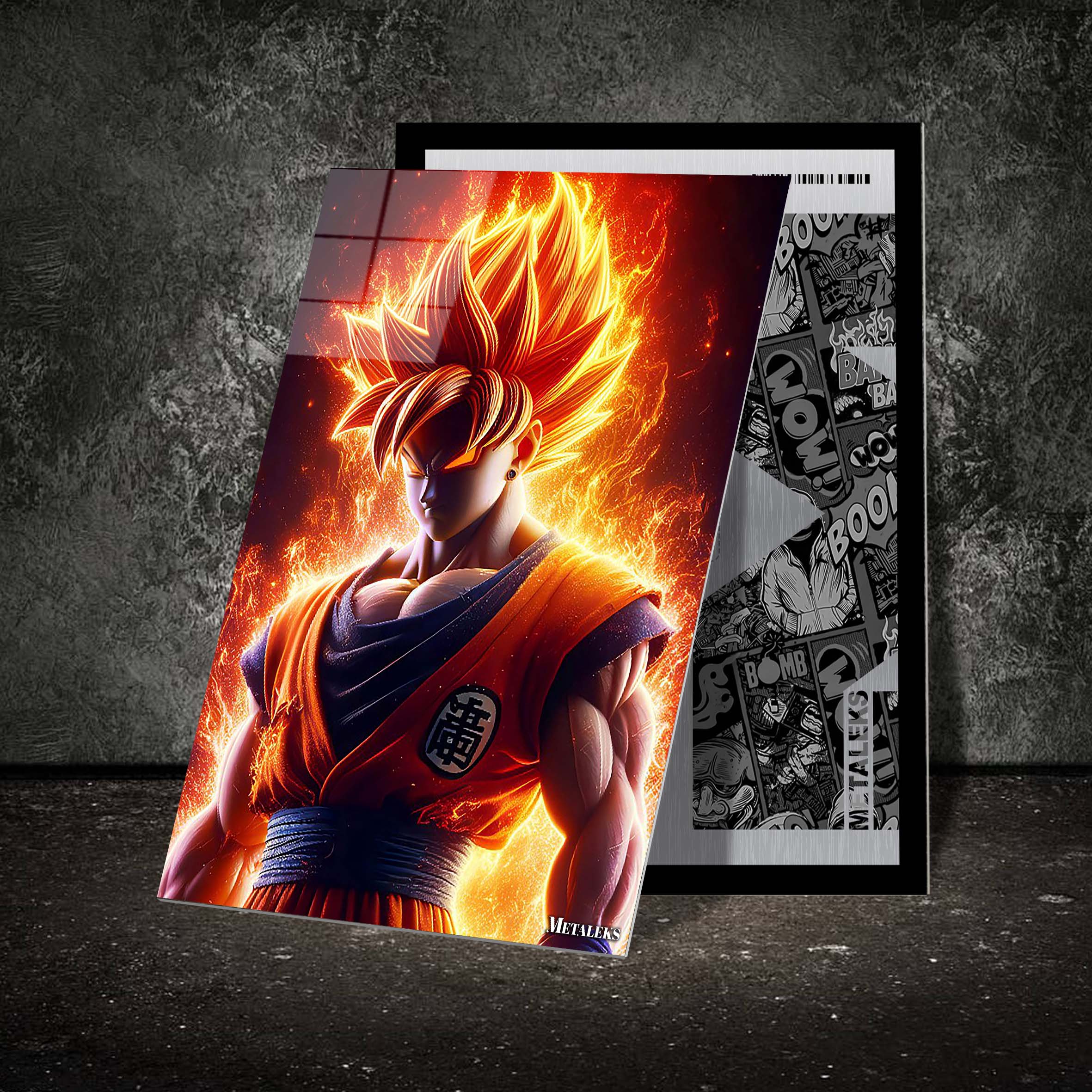 Goku Super Saiyan Angry-designed by @Boogets
