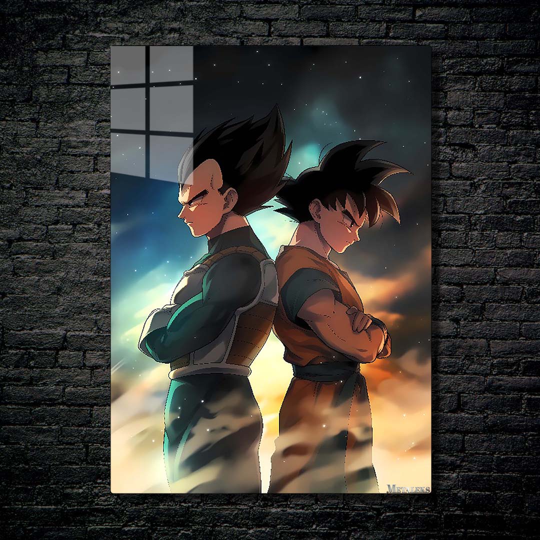 Goku Vegeta Duo-Artwork by @Vid_M@tion